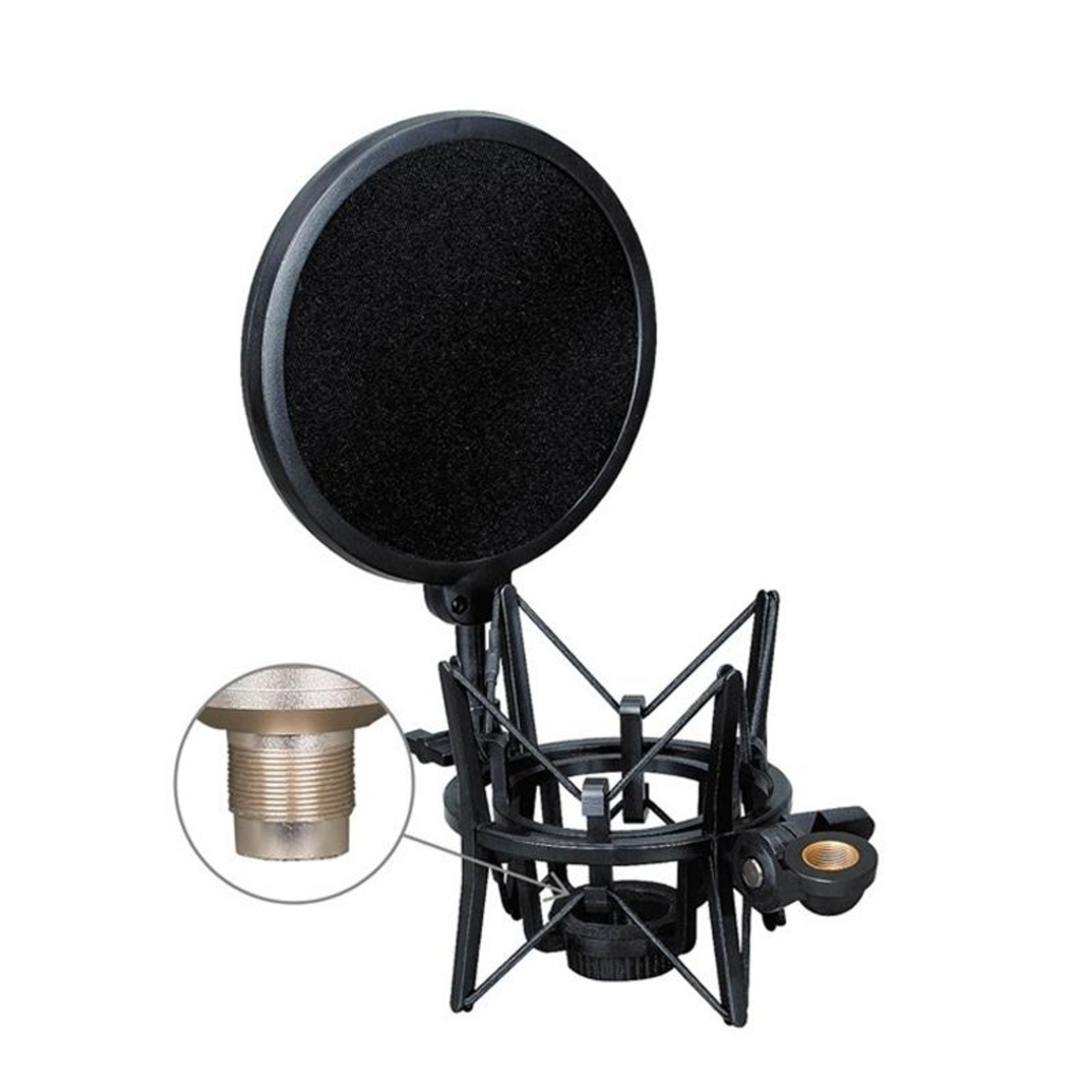 Microphone Shock Mount ABS Shockproof Microphone Holder For Recording Streaming And Podcasting 5