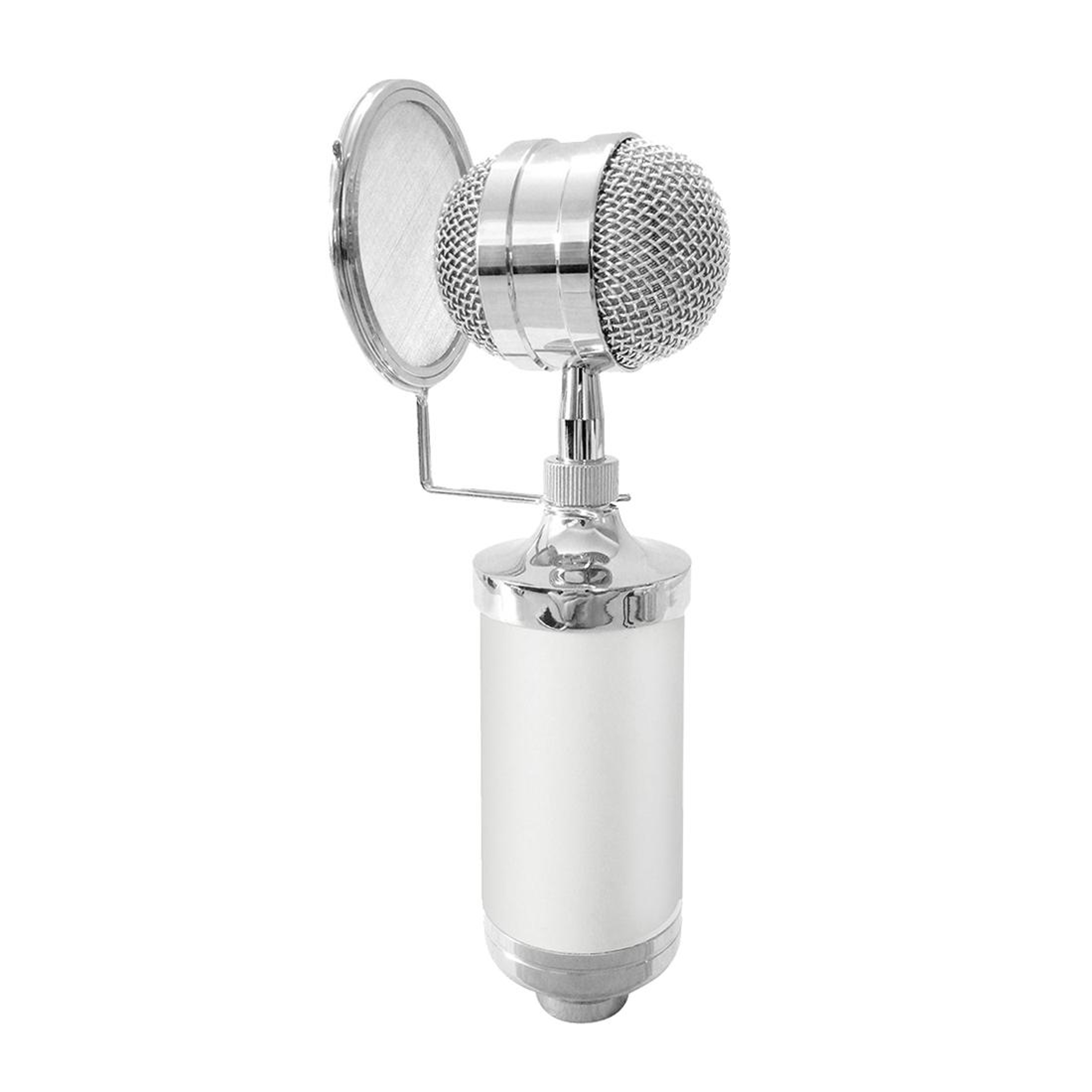 Professional Condenser Microphone Kit With Shock Mount Pop Filter And Studio Recording Microphone F 6
