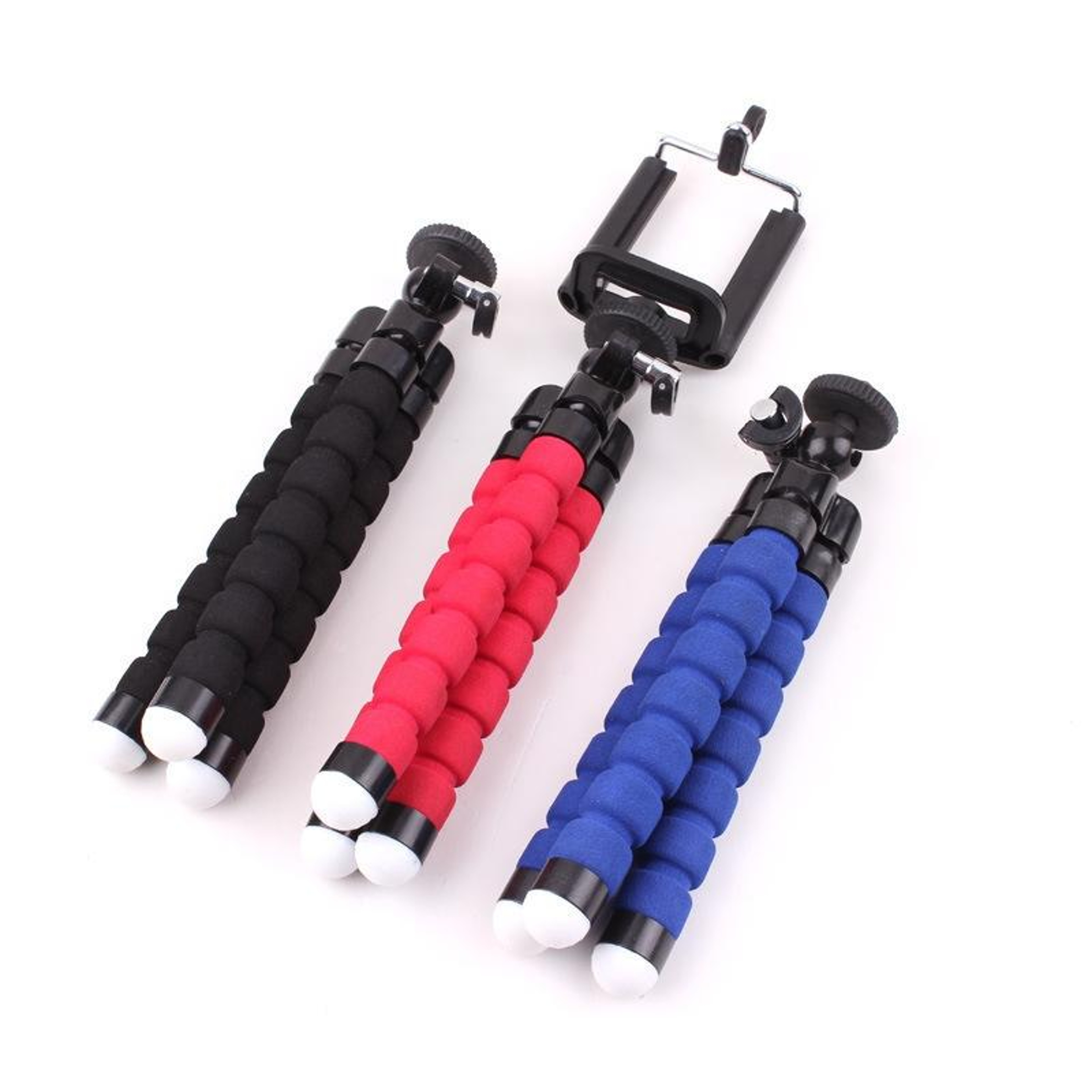 Flexible Phone Tripod With Octopus Tripod Legs Universal Mobile Phone Stand 3