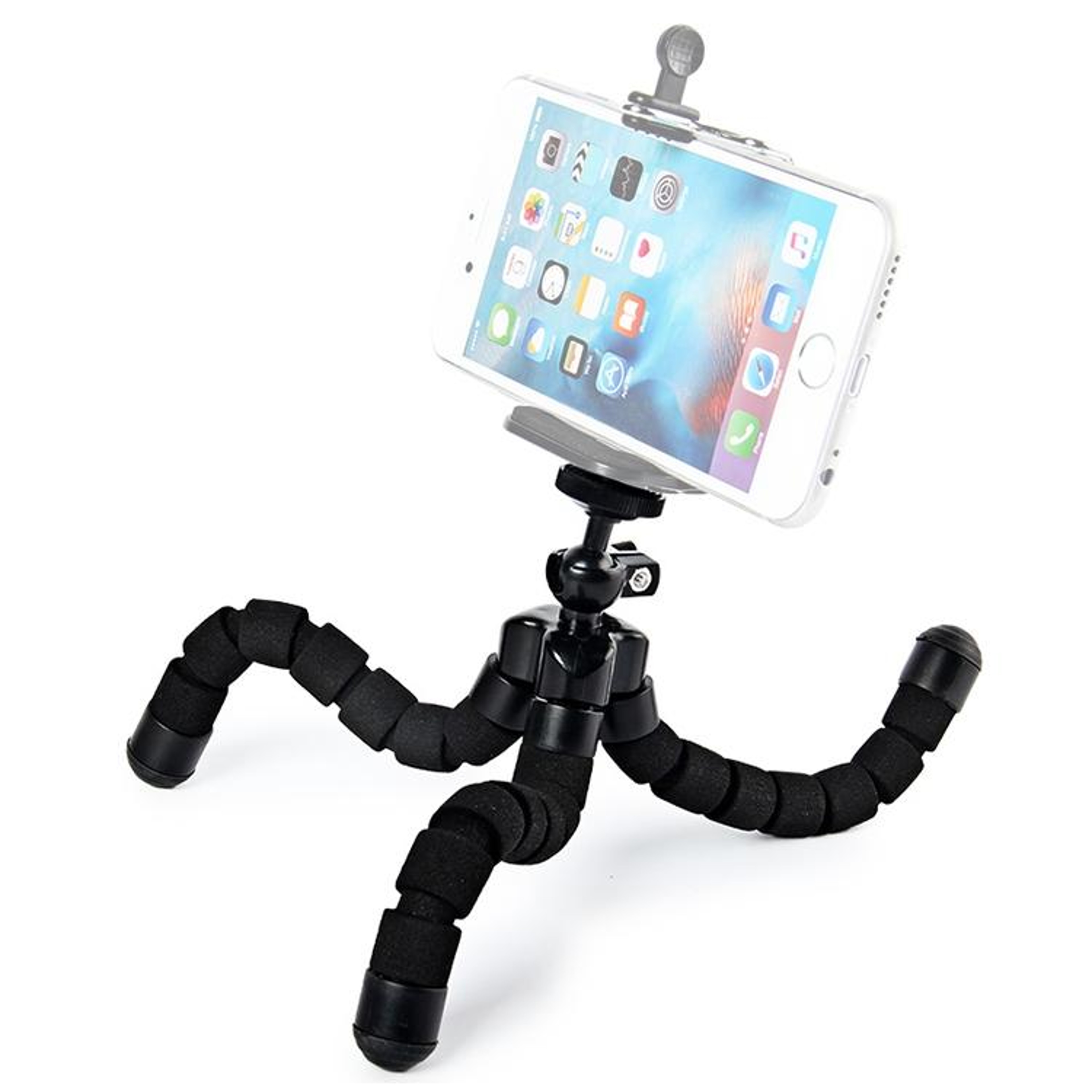 Flexible Phone Tripod With Octopus Tripod Legs Universal Mobile Phone Stand 6
