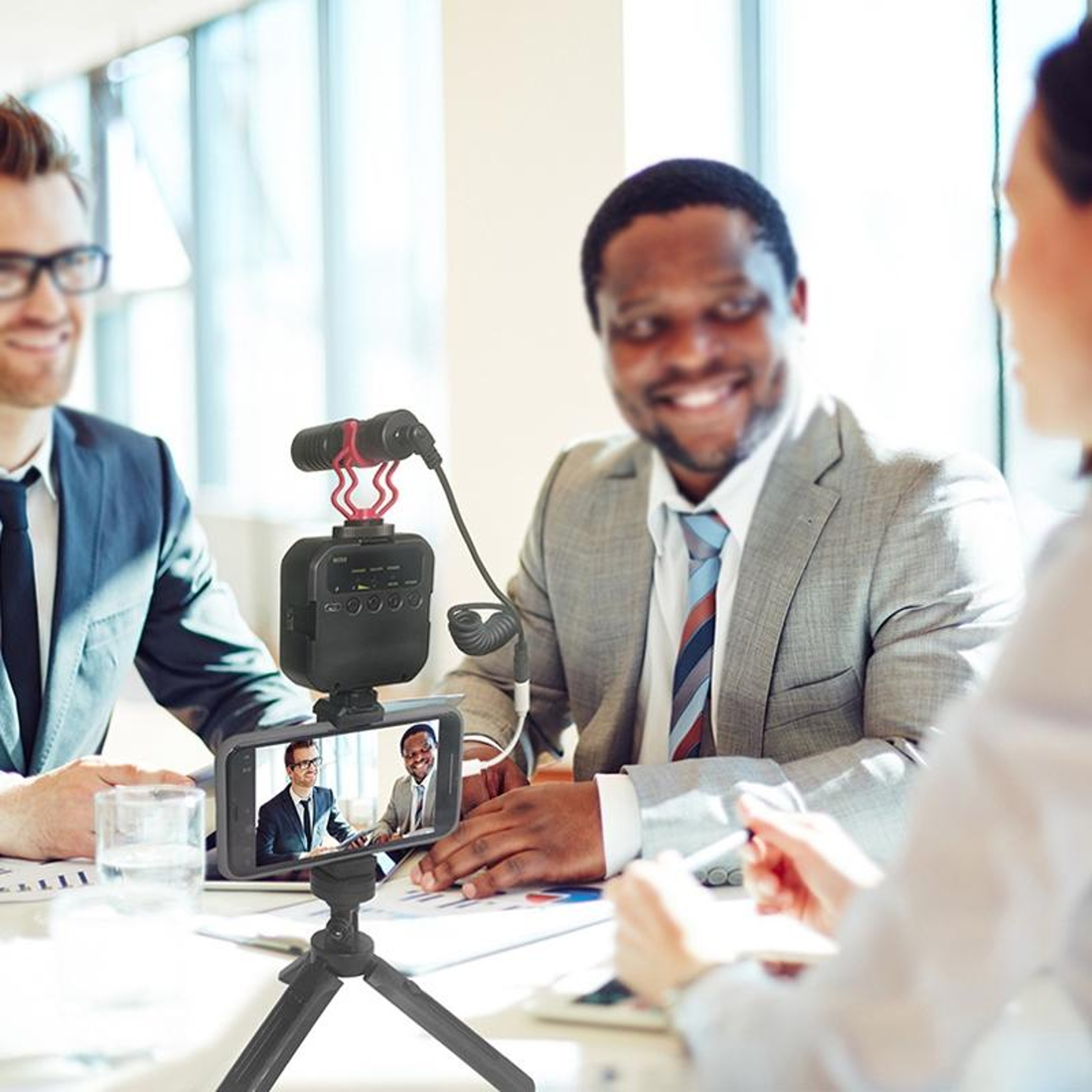 Interview Microphone For Smartphone Camera And PC Plug And Play Recording Mic 6