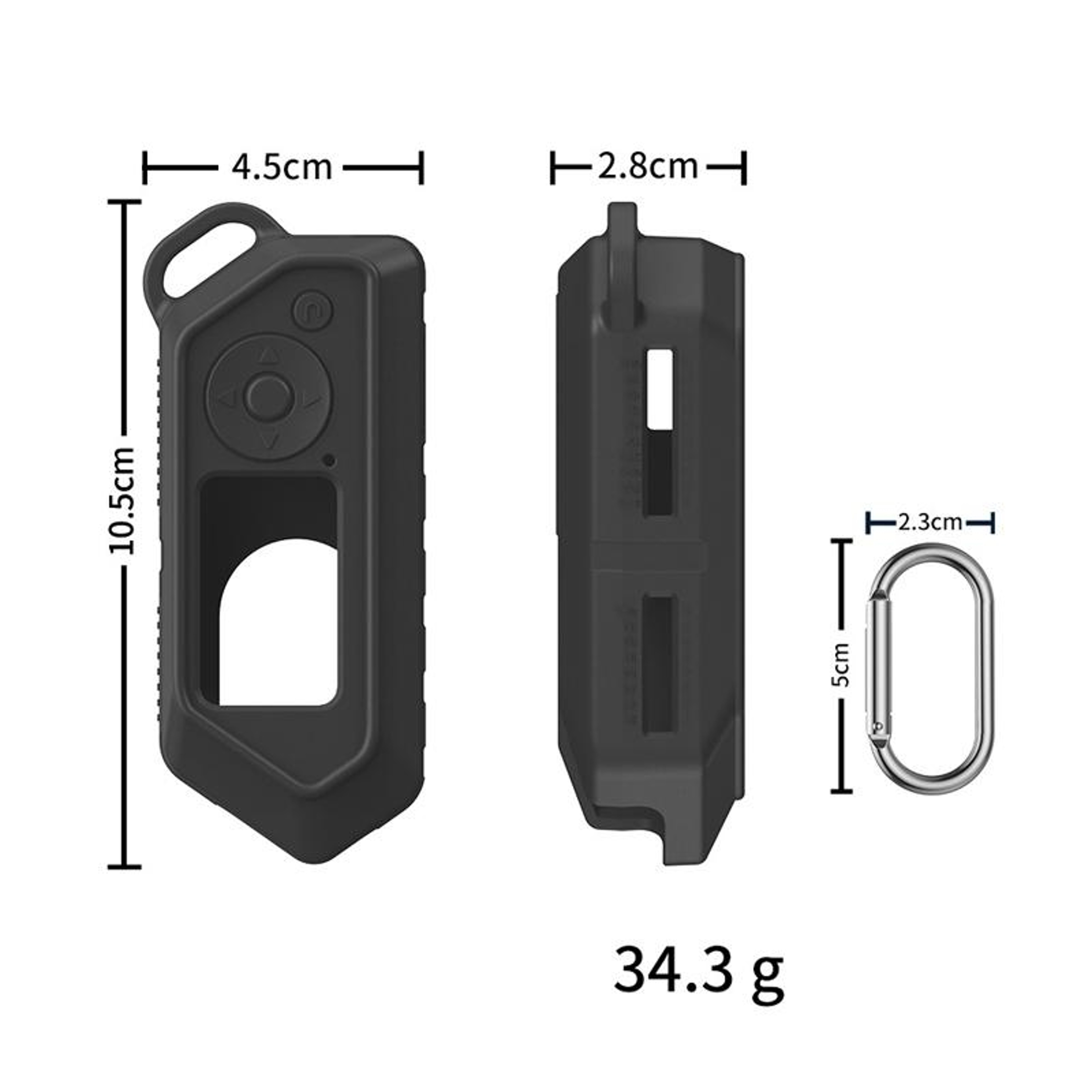 Flipper Zero Silicone Protective Case Anti Slip Shockproof Cover With Keychain 3