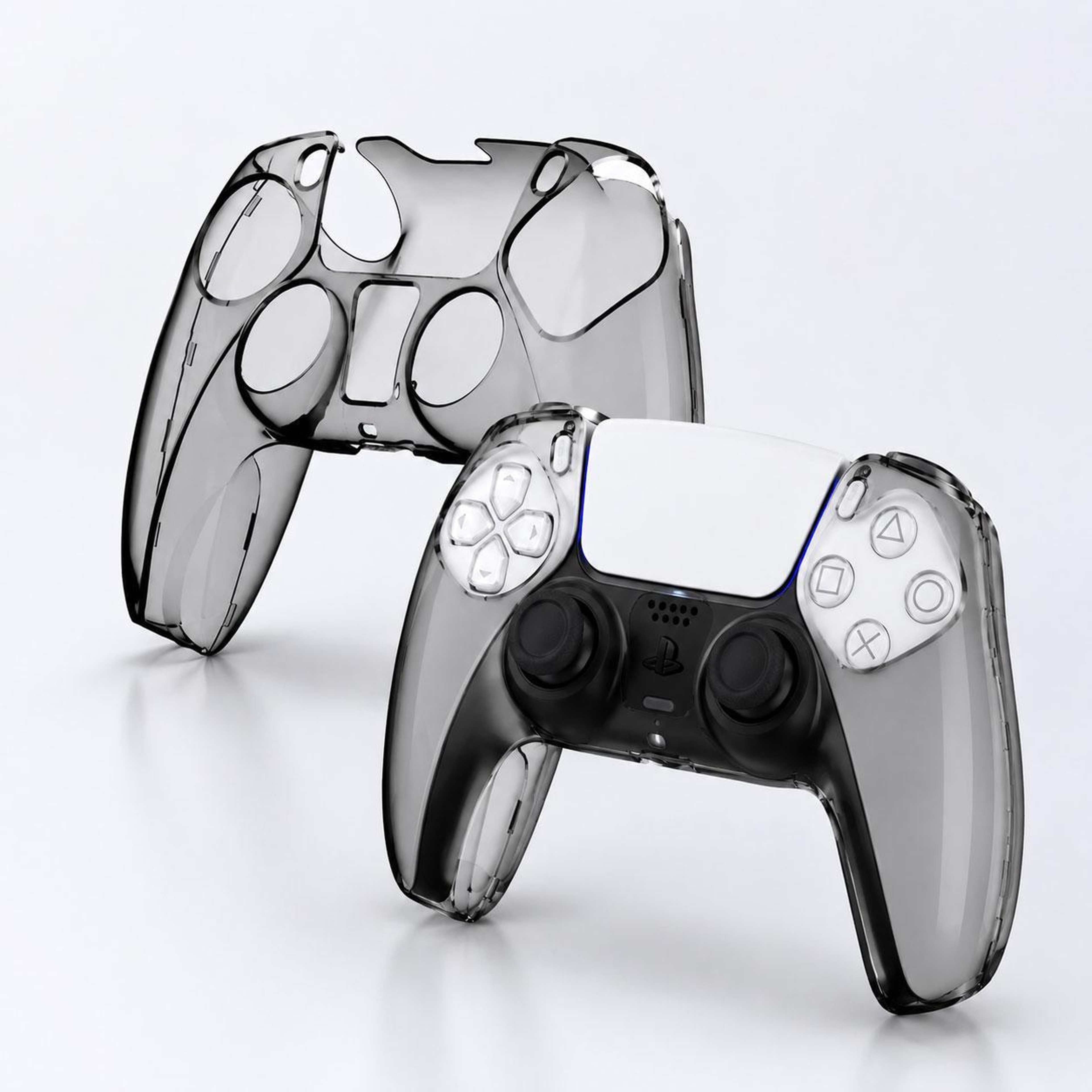 XDcase PS5 Controller Case Clear Hard PC DualSense Protective Cover Crystal Shell 0