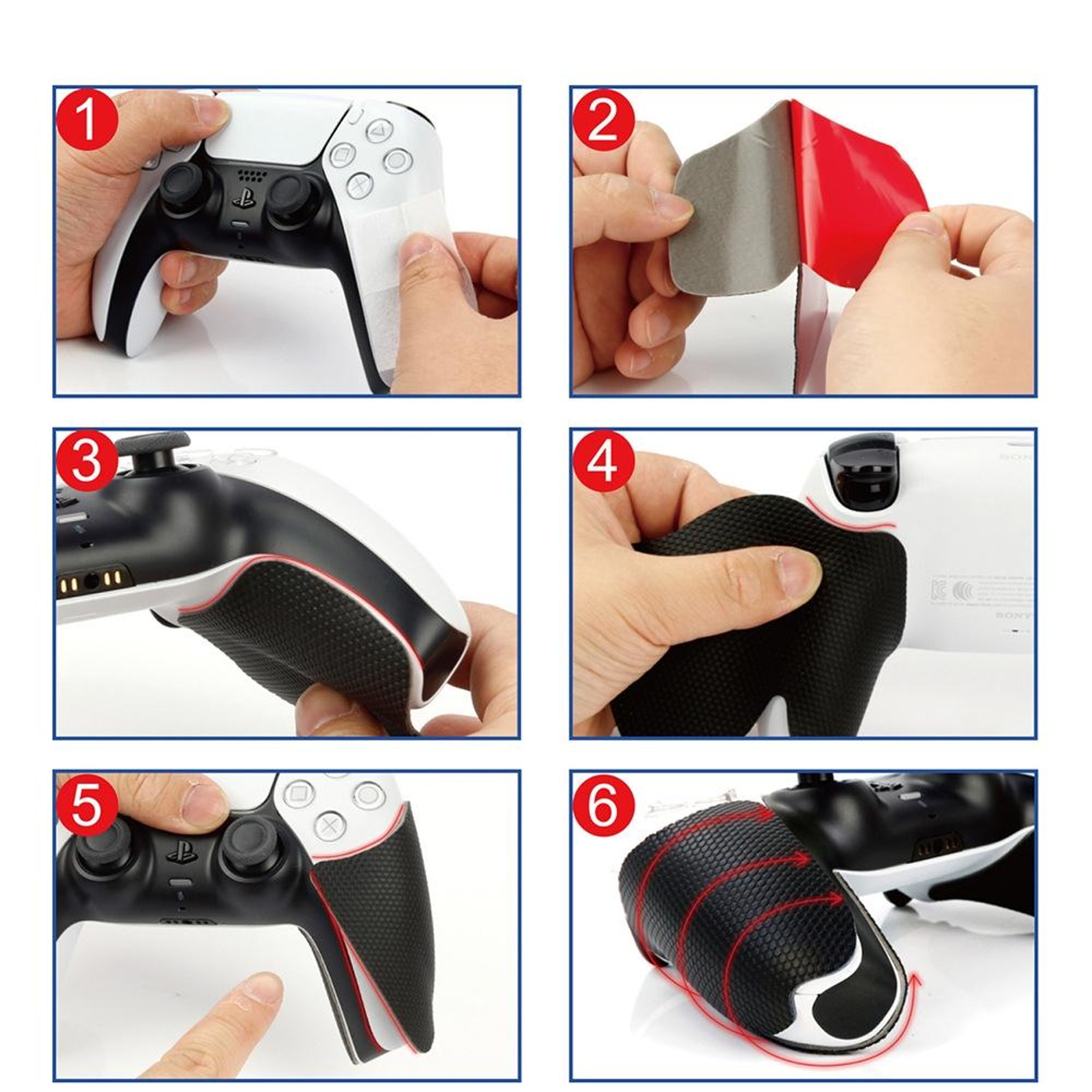 Sony PS5 DualSense Controller Grip Sticker Anti Slip Protective Skin for Enhanced Gaming Comfort – view 7