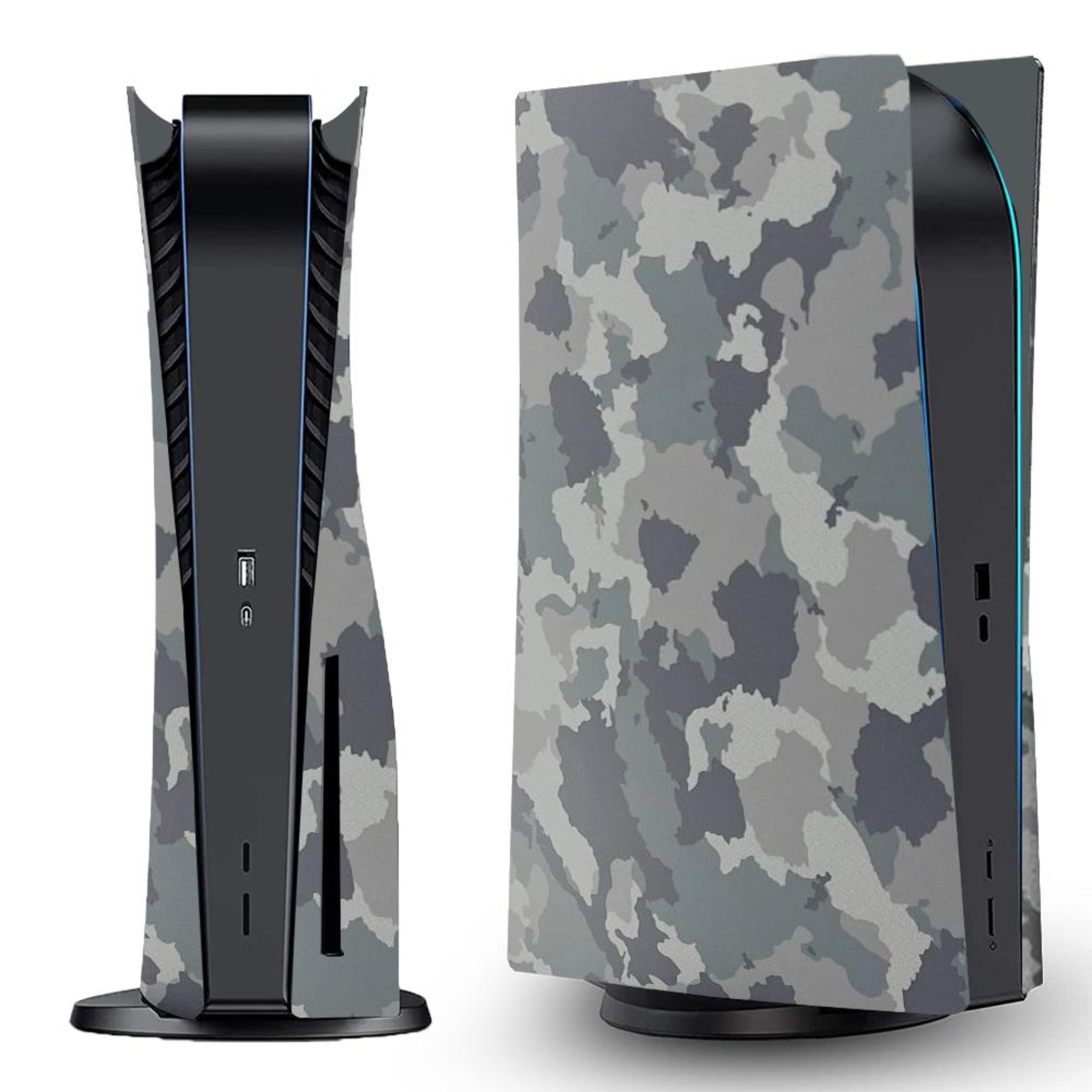 Camouflage PS5 Protective Cover For CD Version Console With Stylish Full Shell Design 0