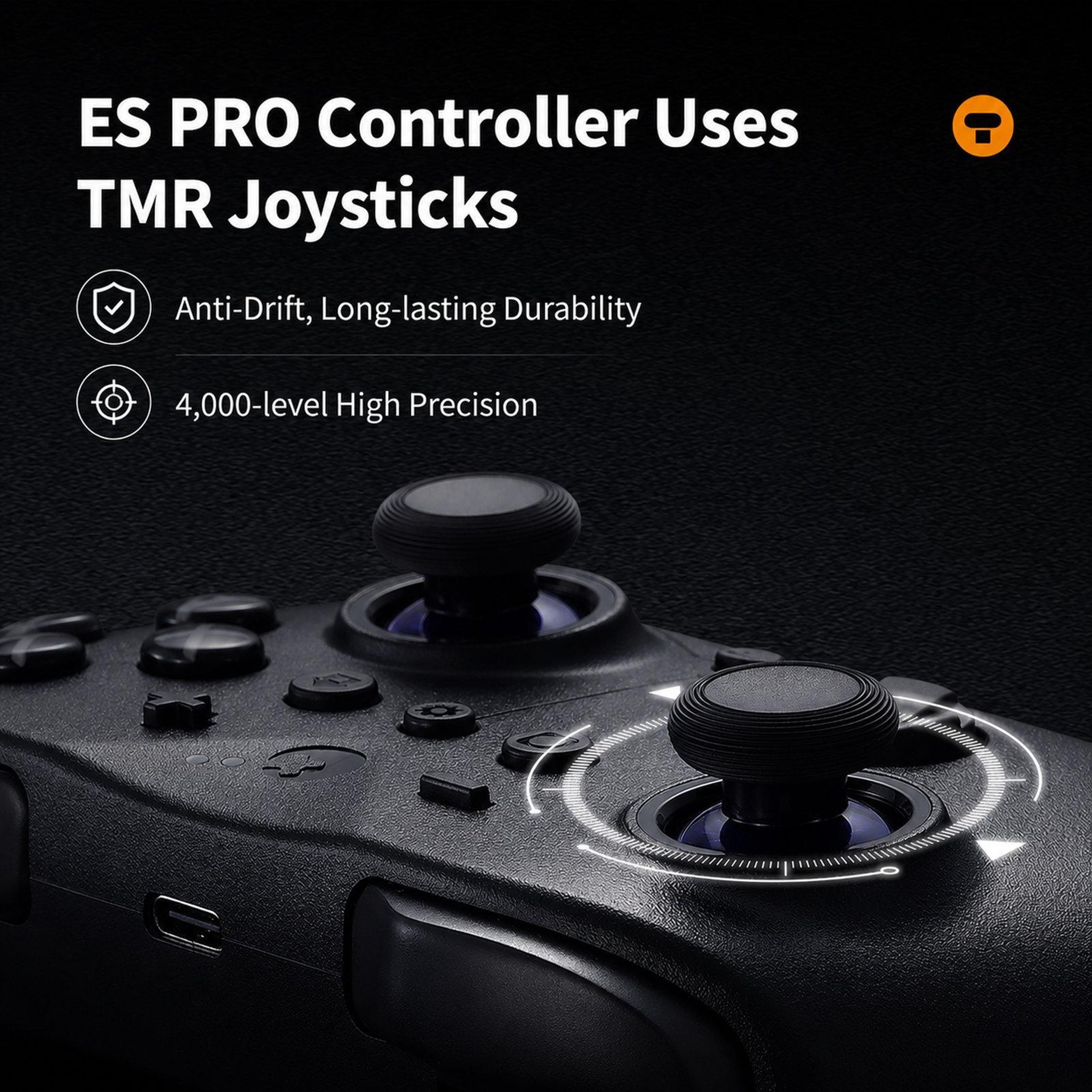 GuliKit ES Pro Wireless Gaming Controller with TMR Joysticks for Switch 2 PC Android iOS and macOS – view 8