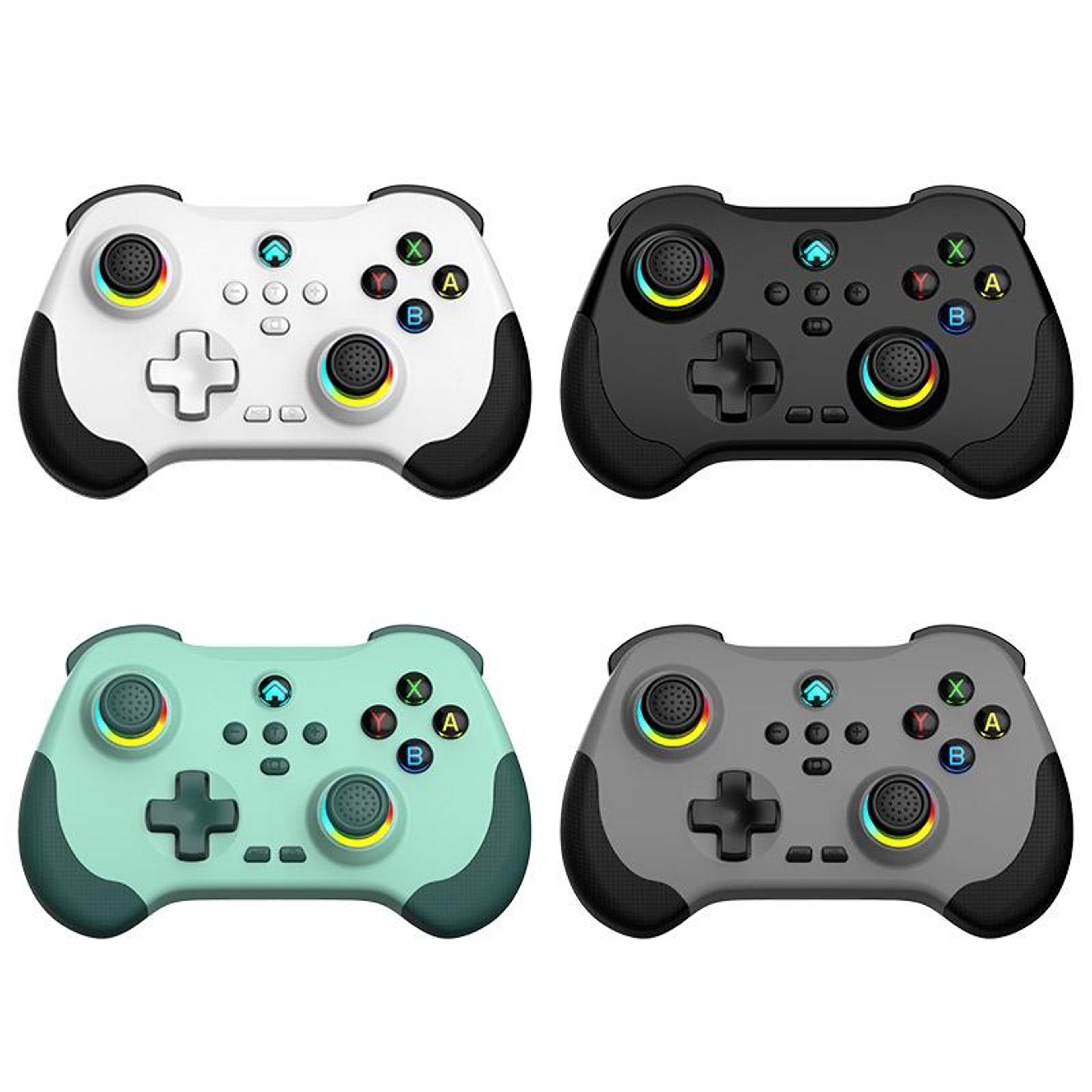 Wireless Gaming Controller with Hall Effect Joysticks for Switch PS4 PS3 PC Android iOS – view 2