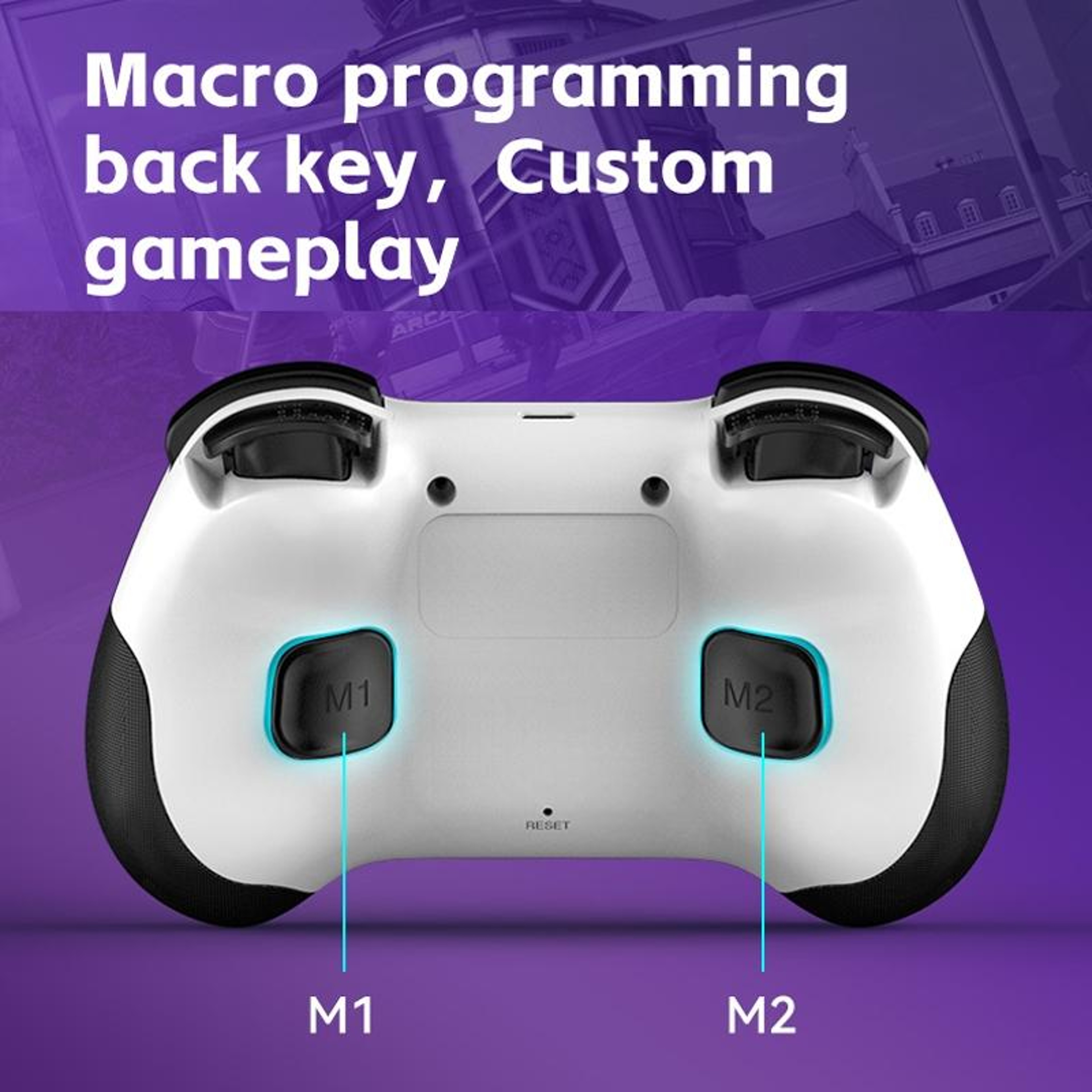 Wireless Gaming Controller with Hall Effect Joysticks for Switch PS4 PS3 PC Android iOS – view 11