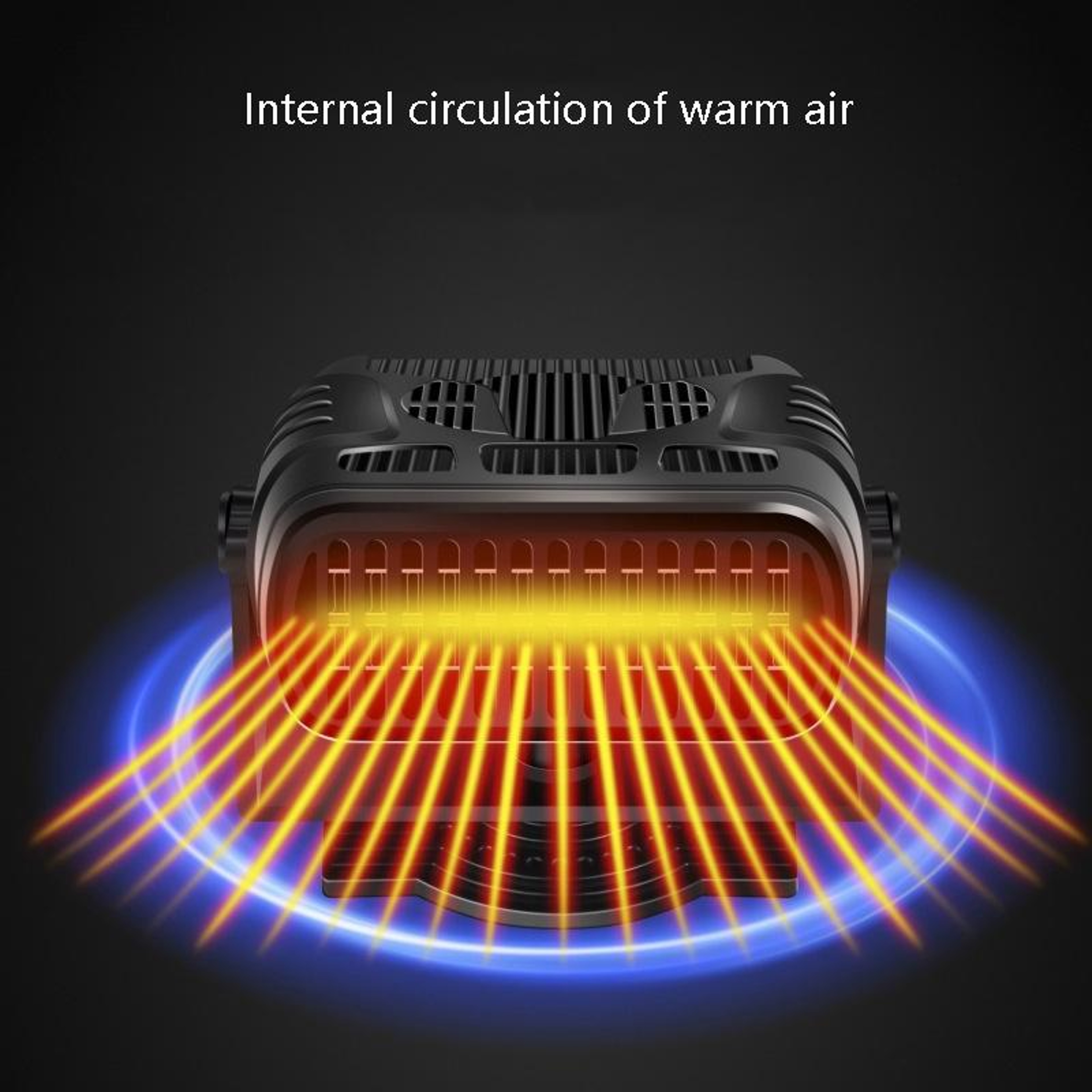 Portable Car Heater Fan with Windshield Defroster and Cooling Demister for Trucks – view 4