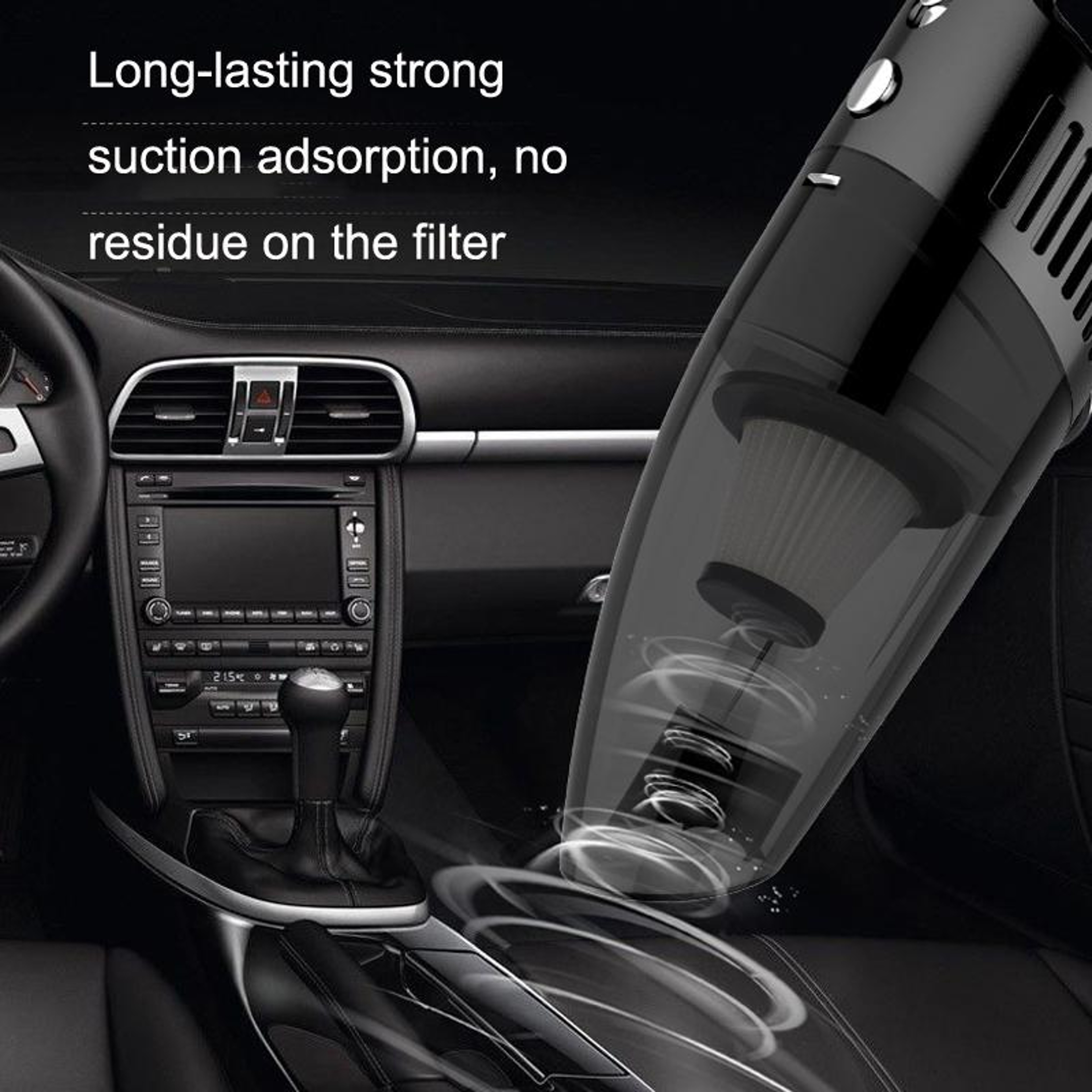 Portable Car Vacuum Cleaner High Power Handheld Vacuum With Wired Strong Suction 3
