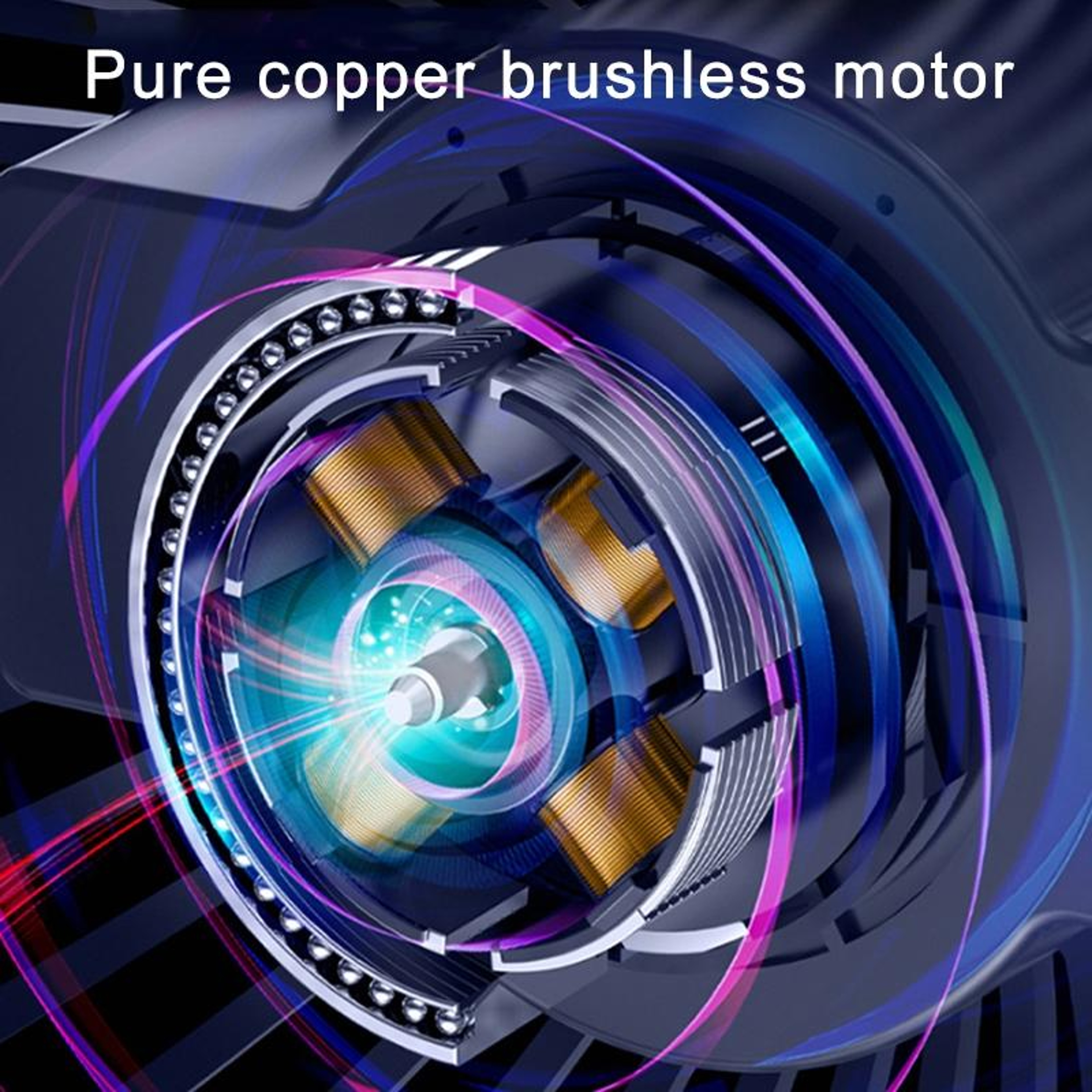 USB Car Vent Fan with LED Light Portable Car Cooling Fan for Car Air Vent – view 7
