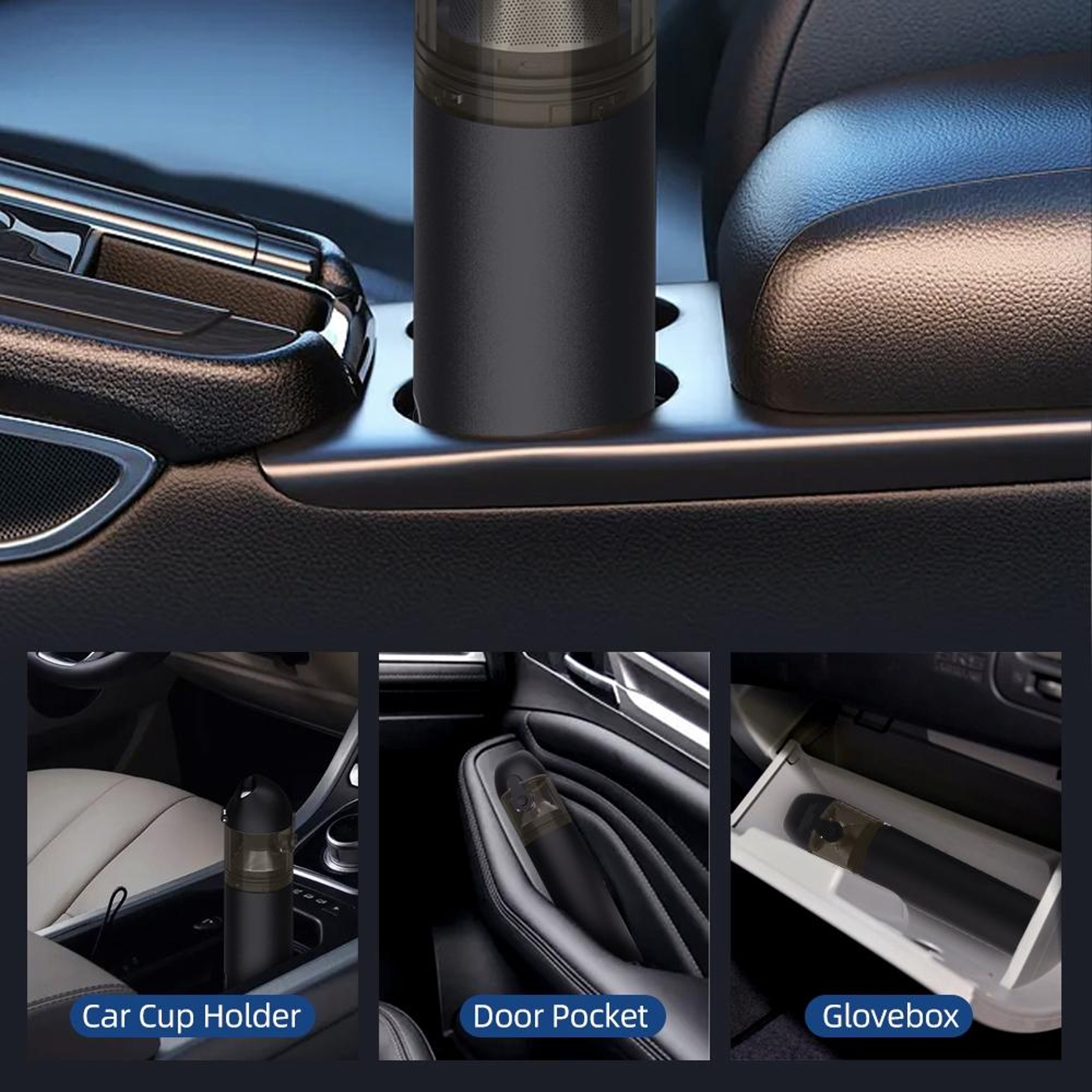 Cordless Car Vacuum Handheld Vacuum Cleaner With Air Blower And USB C Rechargeable Battery 3