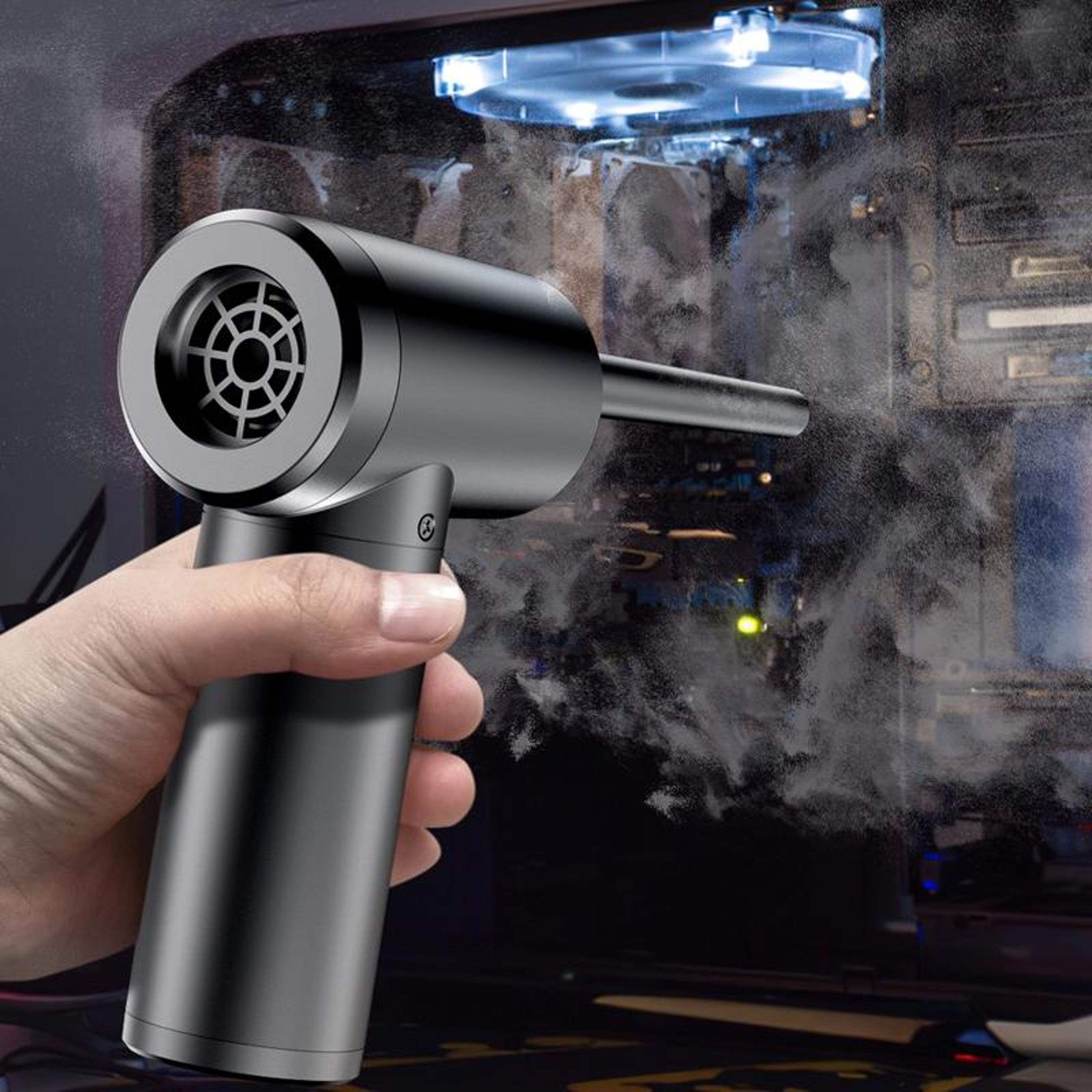 Cordless Handheld Vacuum Cleaner and Air Duster Portable Mini Air Pump for Car Home Office – view 8