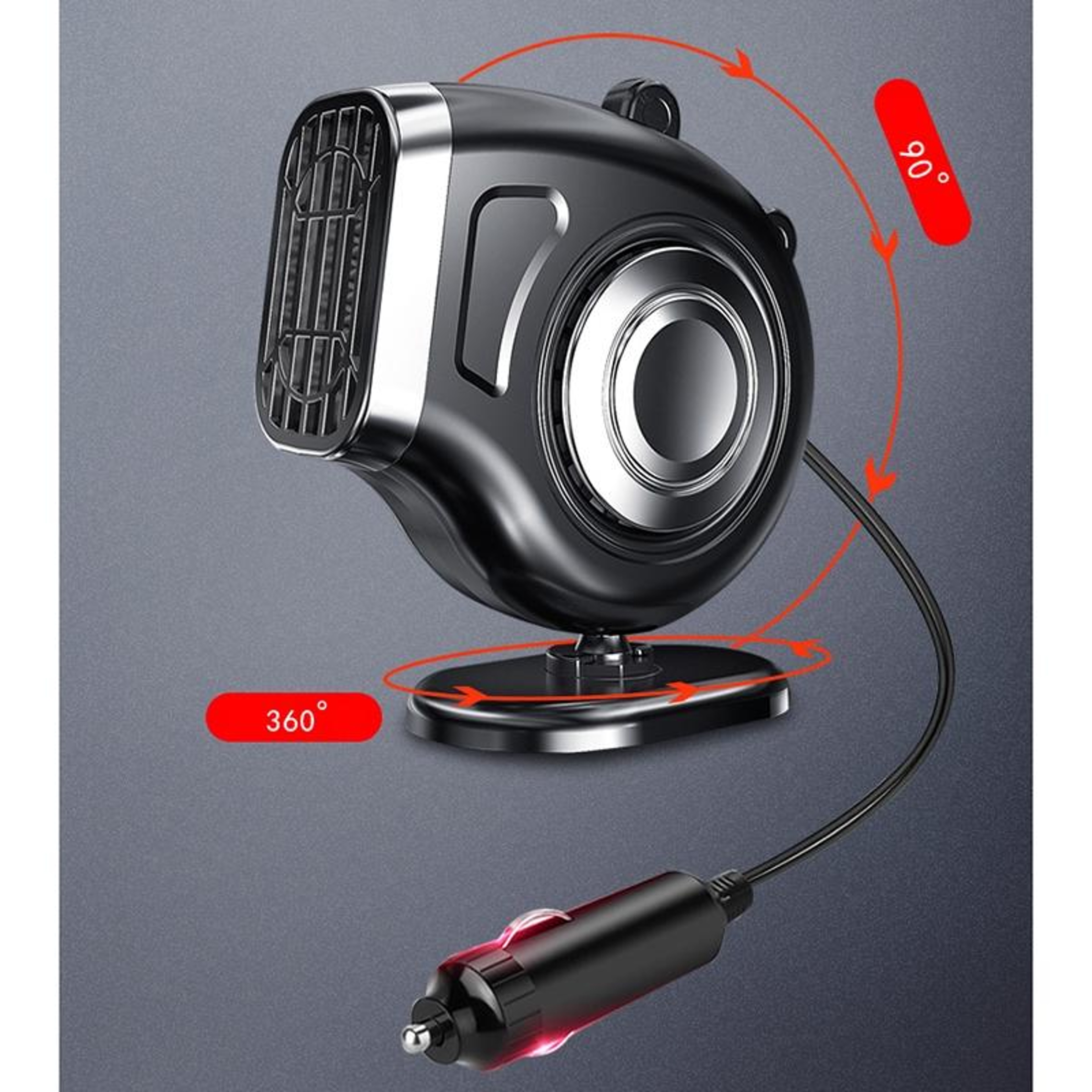 Car Heater Portable Windshield Defroster Dashboard Electric Heating Fan 1