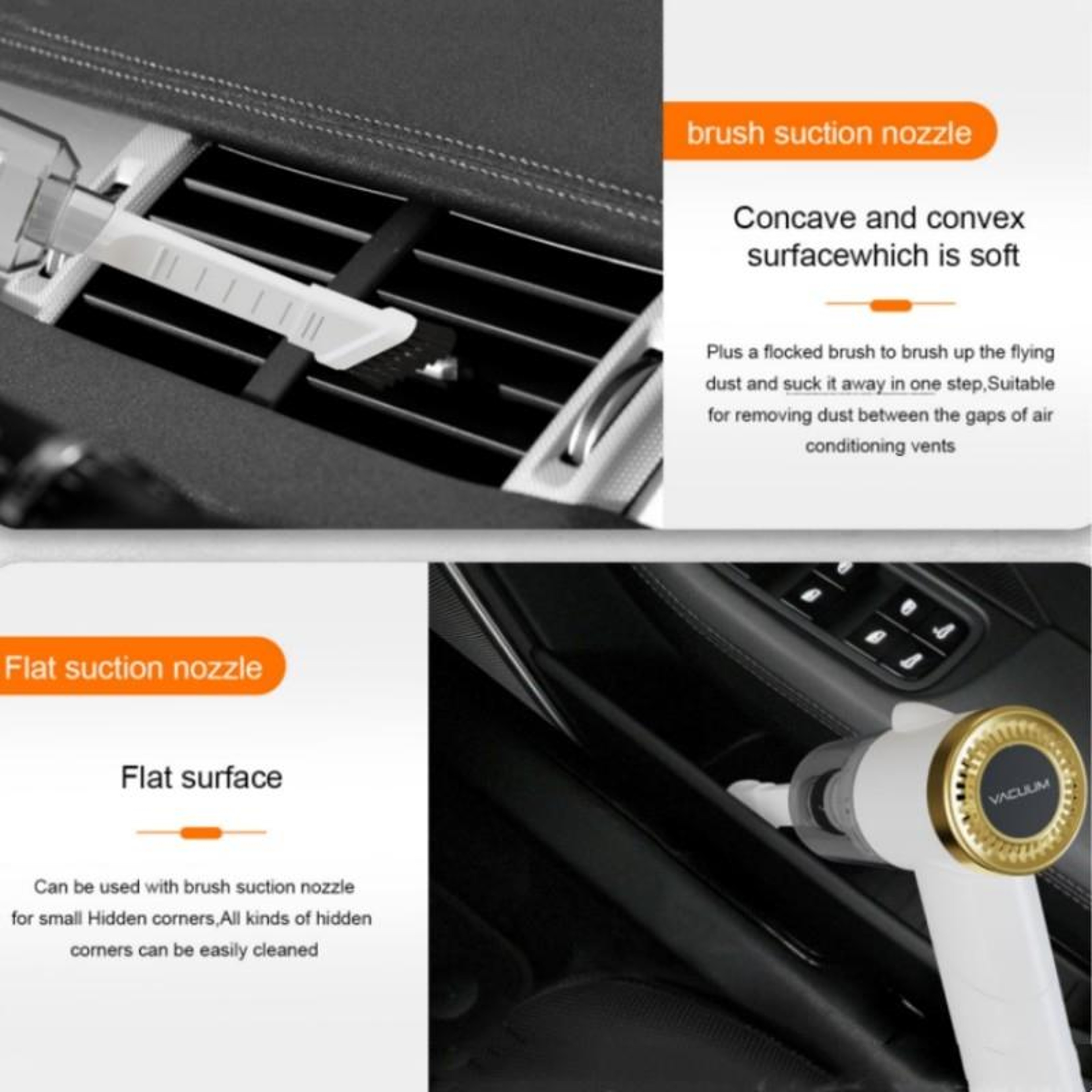 Cordless Car Vacuum 9000Pa Foldable Handheld Vacuum Cleaner with LED Light – view 6