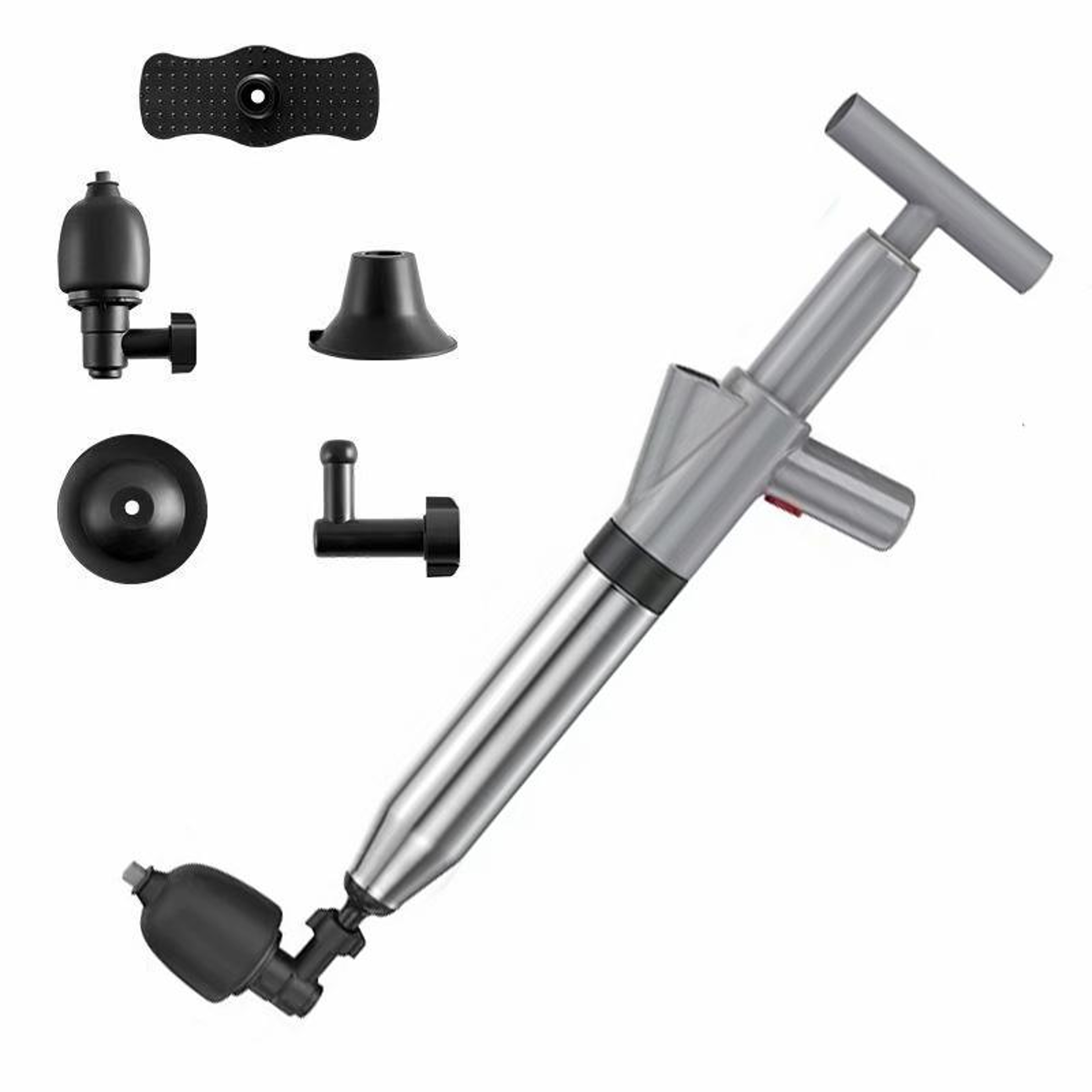 High Pressure Drain Blaster Air Powered Drain Cleaner For Toilets Sinks And Clogged Pipes 12