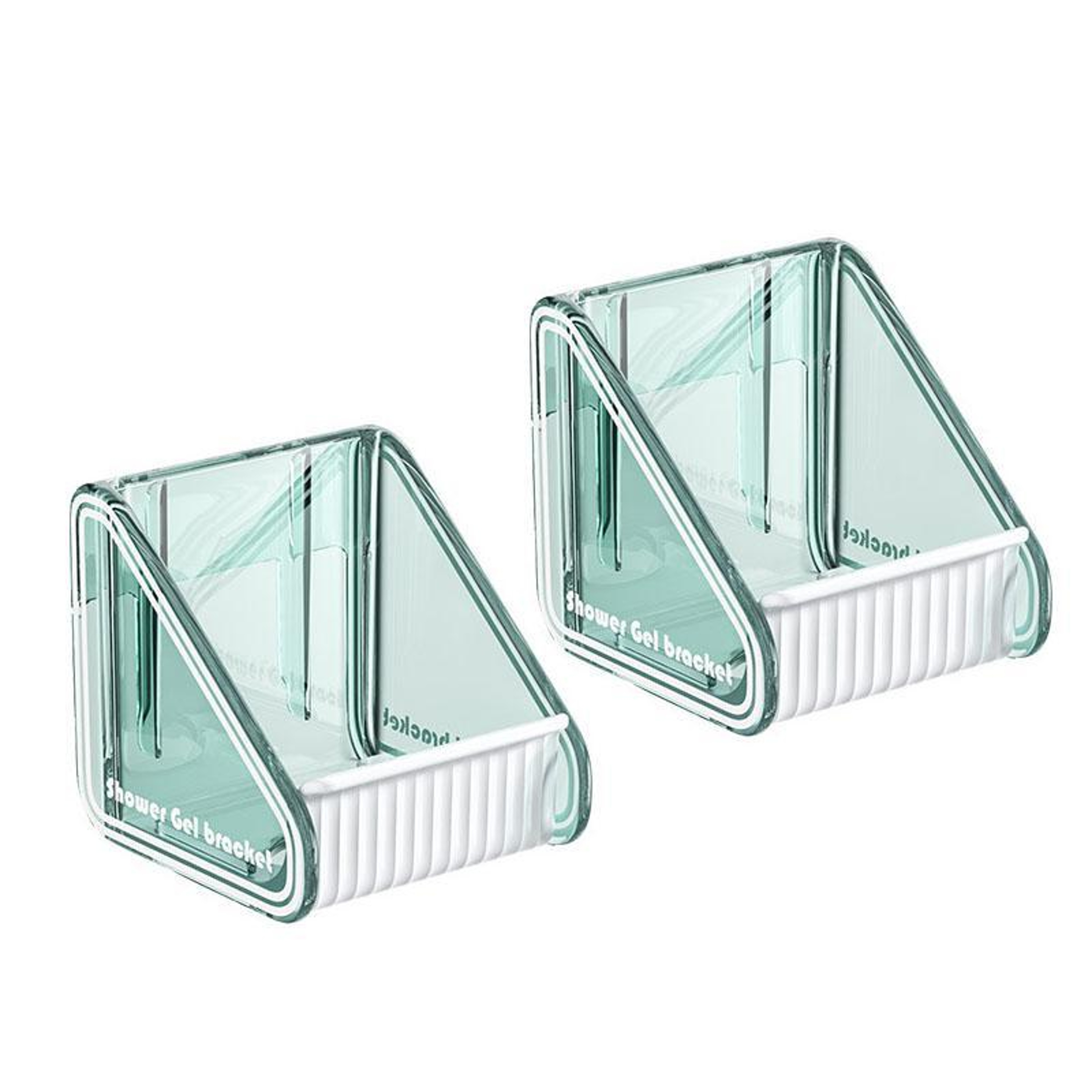 Wall Mounted Shampoo Holder Adjustable No Drill Shower Bottle Rack Bathroom Organizer – view 10
