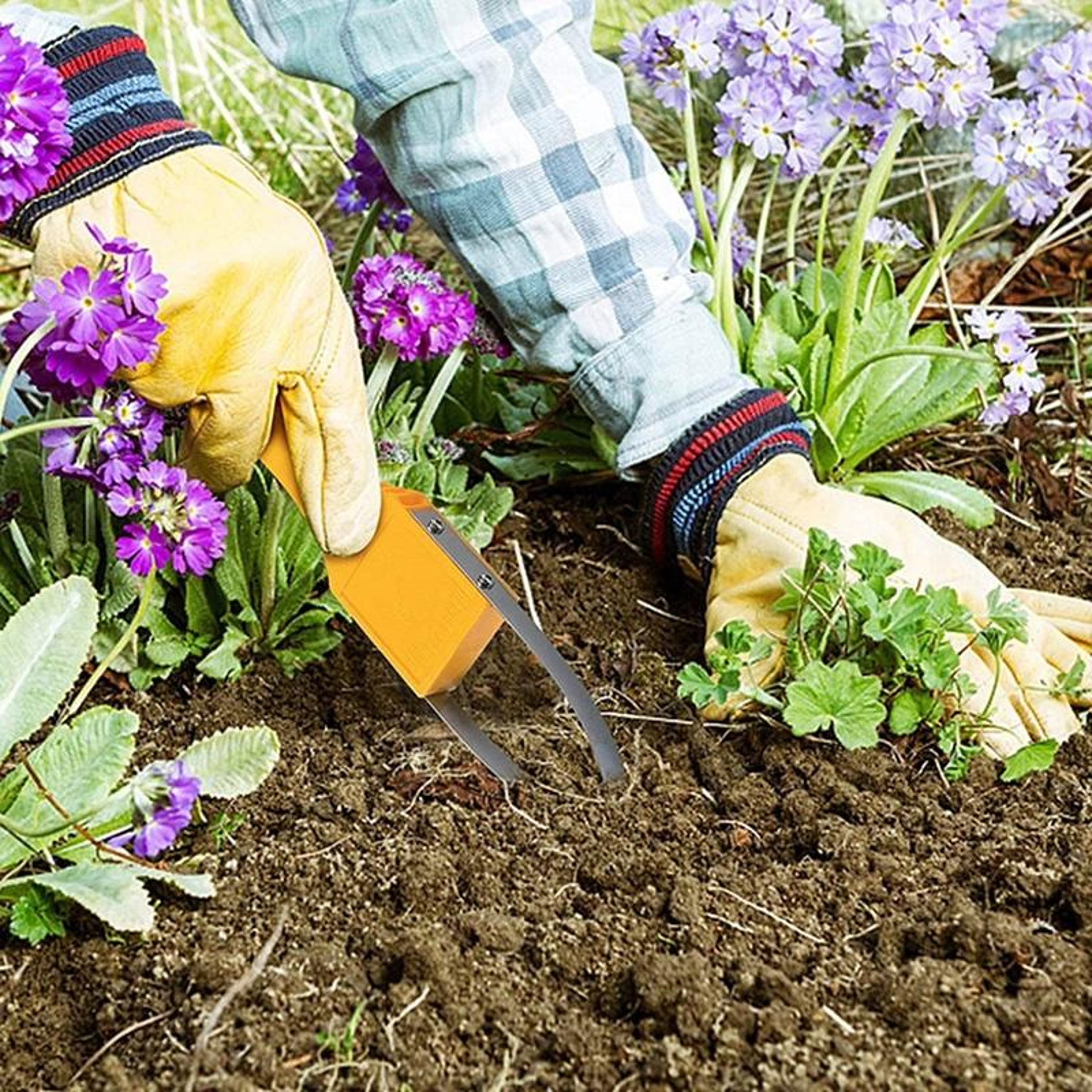 Ergonomic Garden Weeder Tool Handheld Weed Remover Tool Bracelet For Lawn Garden And Vegetable Beds 2