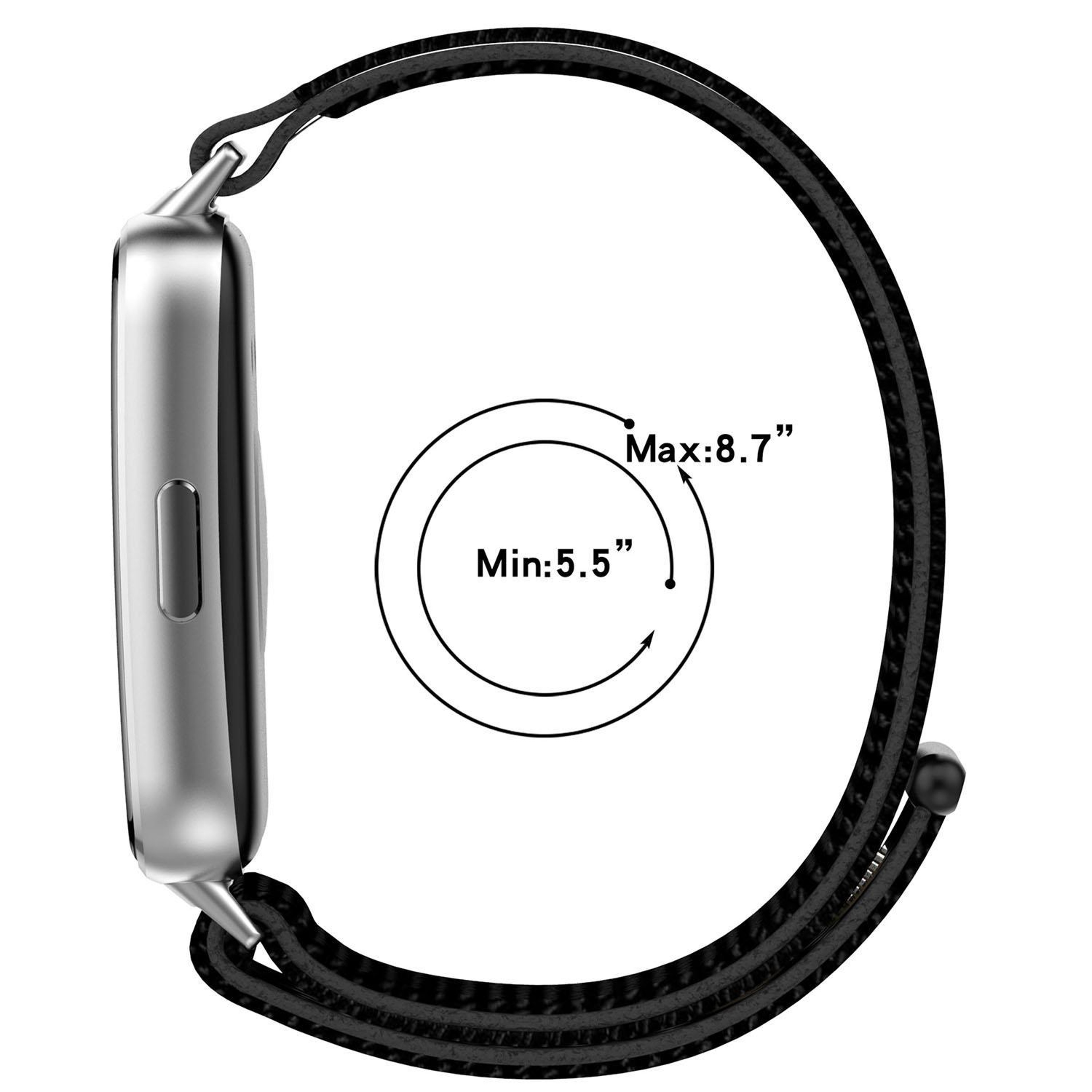 Huawei Band 11 Watch Band Breathable Nylon Hook and Loop Replacement Strap for Huawei Band 11 Pro – view 6