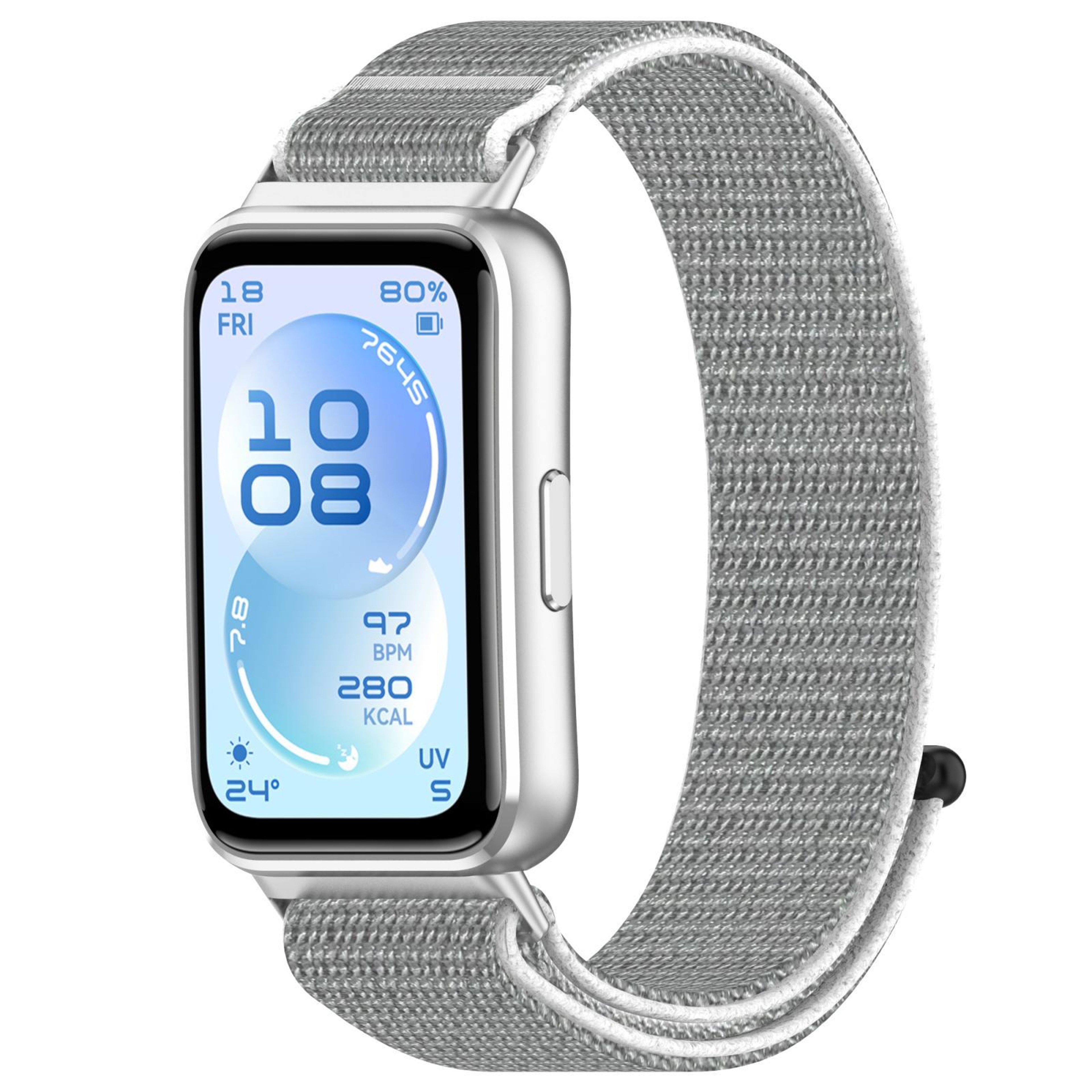 Huawei Band 11 Watch Band Breathable Nylon Hook and Loop Replacement Strap for Huawei Band 11 Pro – view 14