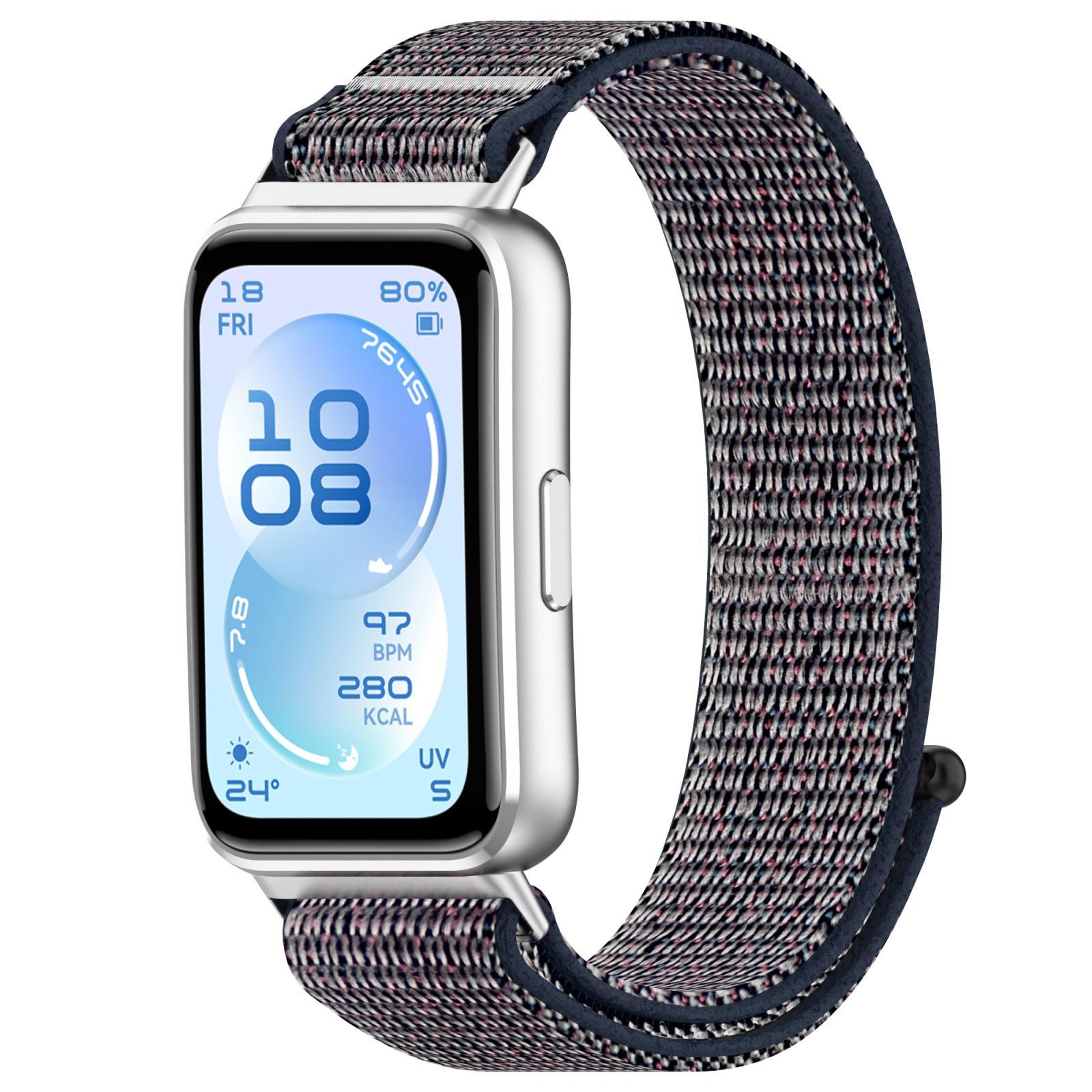 Huawei Band 11 Watch Band Breathable Nylon Hook and Loop Replacement Strap for Huawei Band 11 Pro – view 18