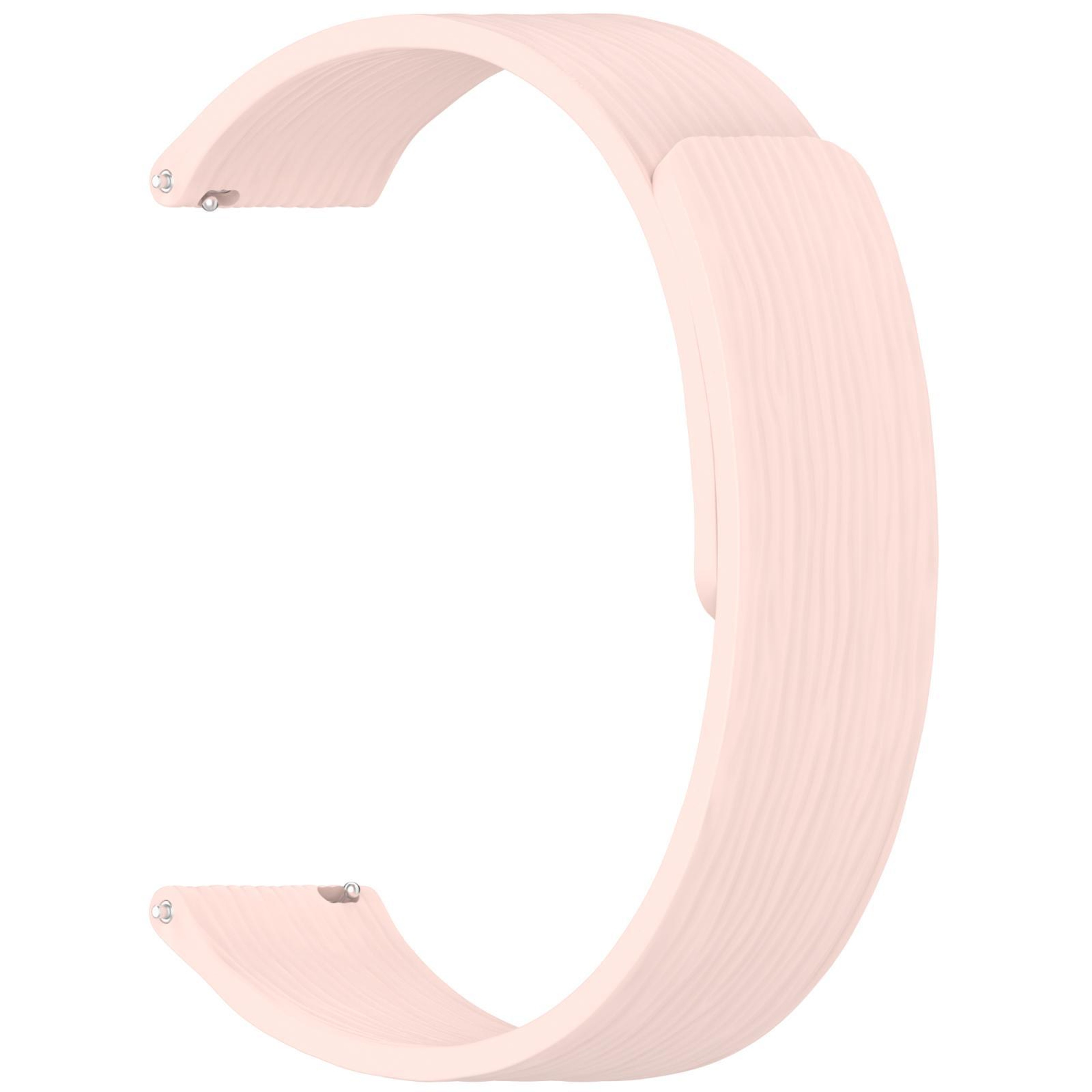 Magnetic Silicone Watch Band Soft Striped Replacement Smartwatch Strap 3
