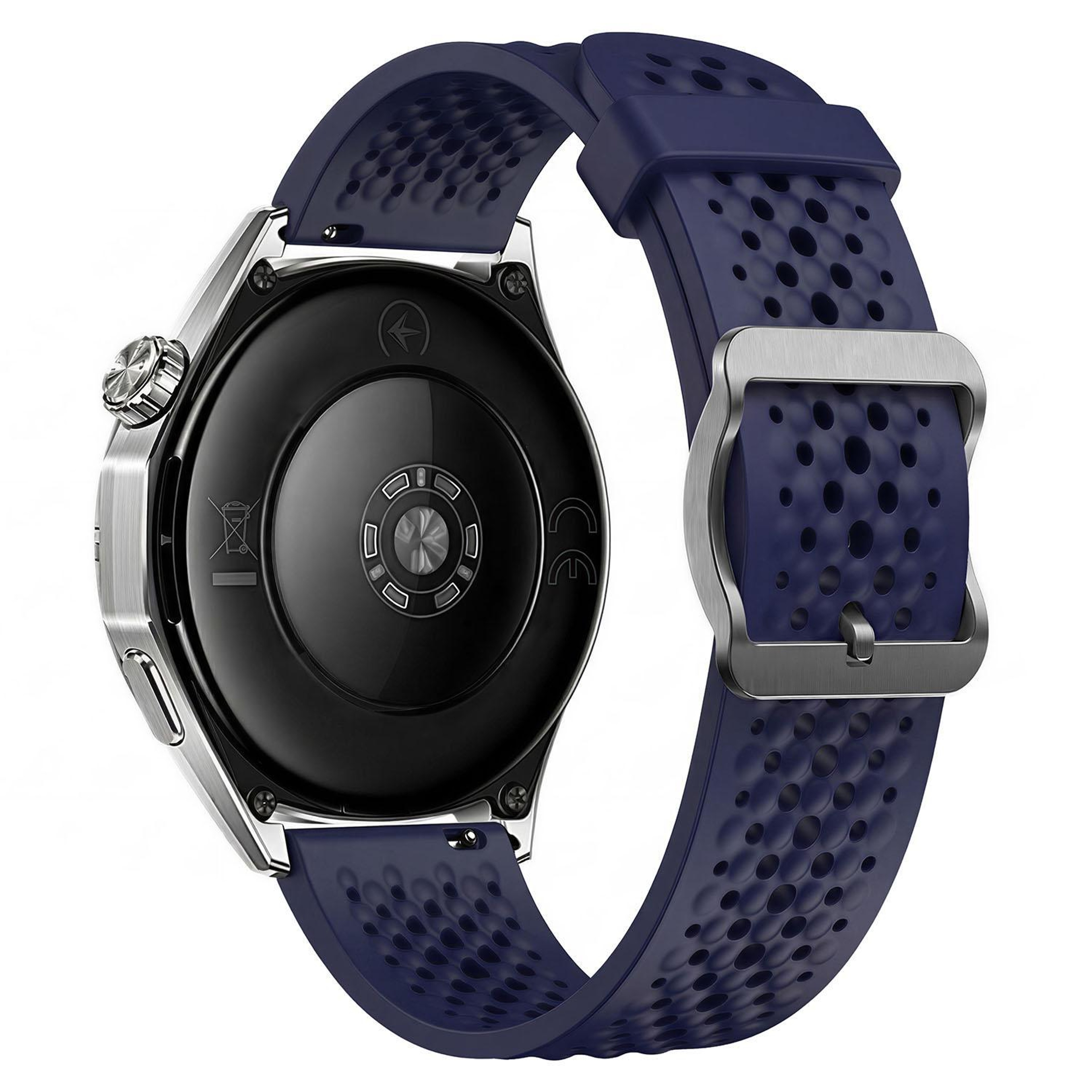 Breathable Silicone Watch Band Sport Replacement Strap With Pin Buckle 1