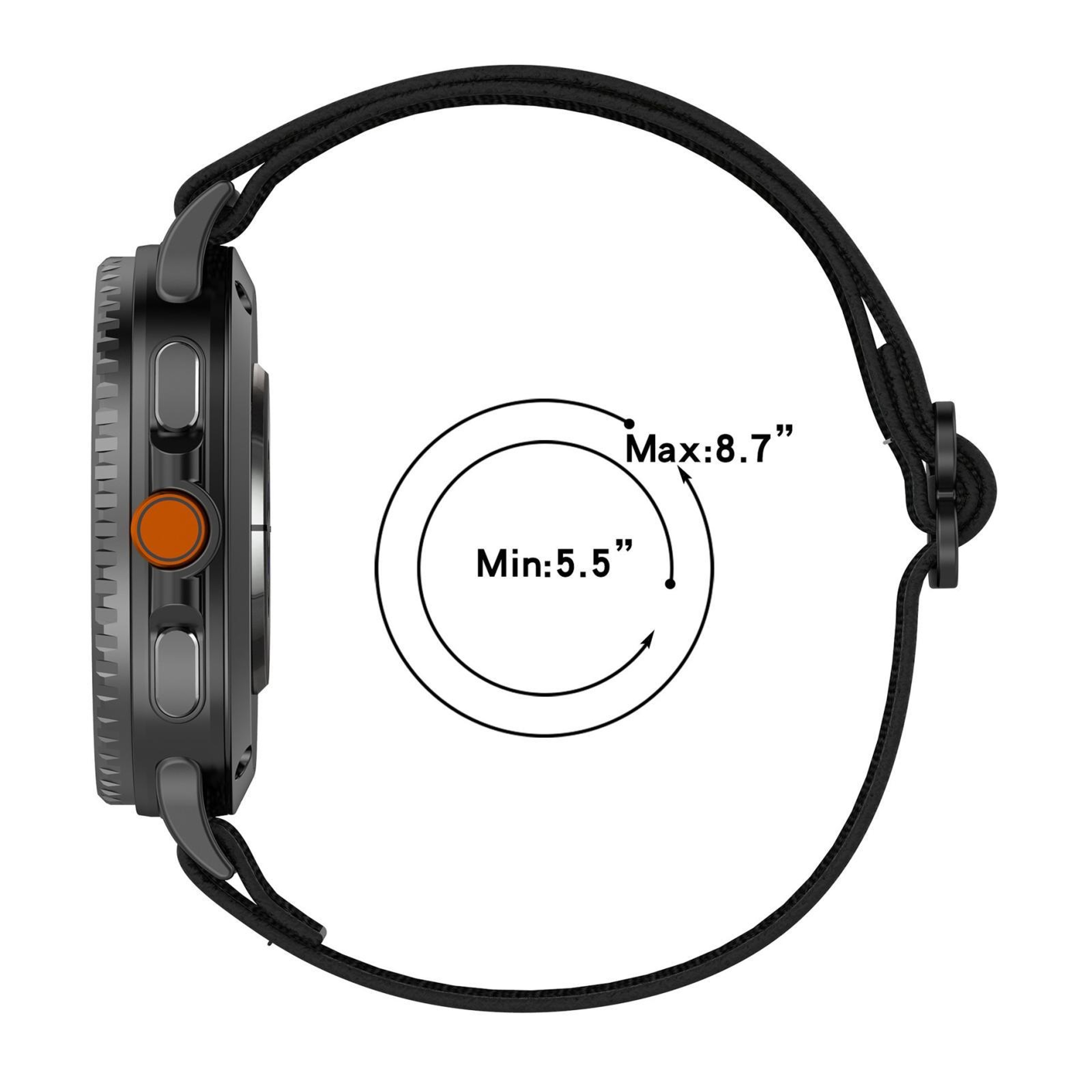 Ethnic Elastic Samsung Galaxy Watch8 band Nylon Braided Replacement Strap for Watch8 Classic – view 4