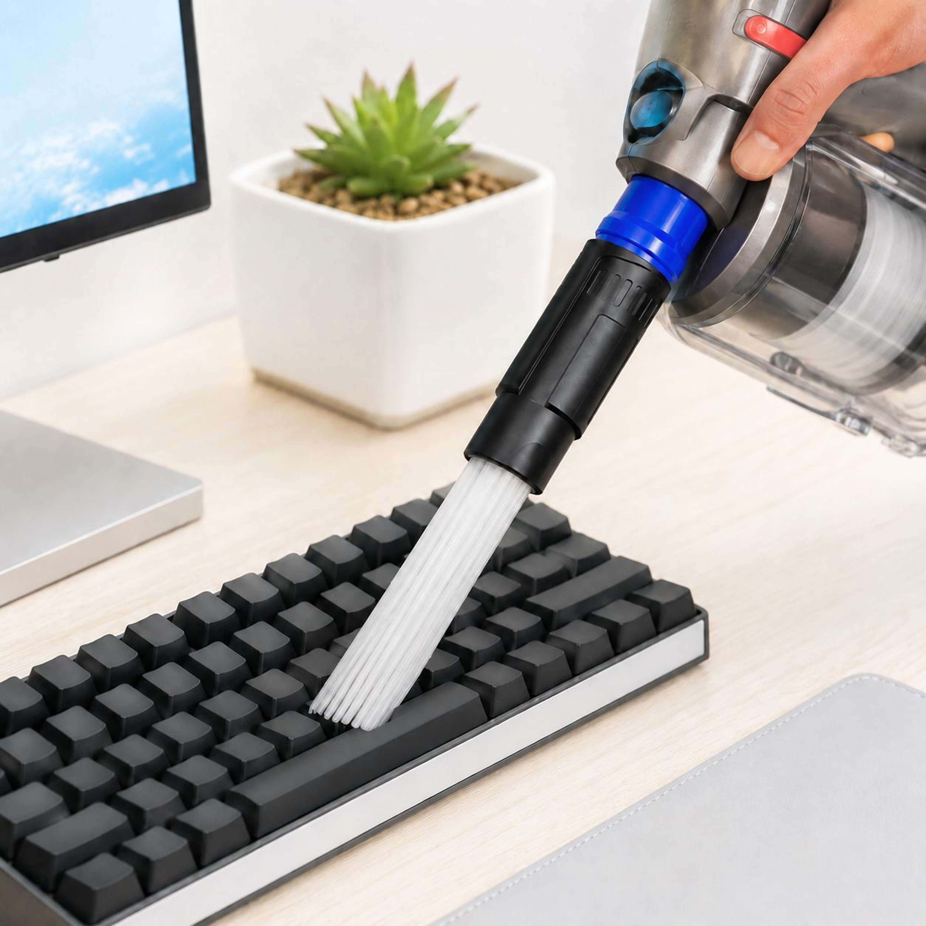 Dyson Vacuum Attachment Crevice Cleaning Tool Dust Remover Brush for Dyson V7 V8 V10 – view 1