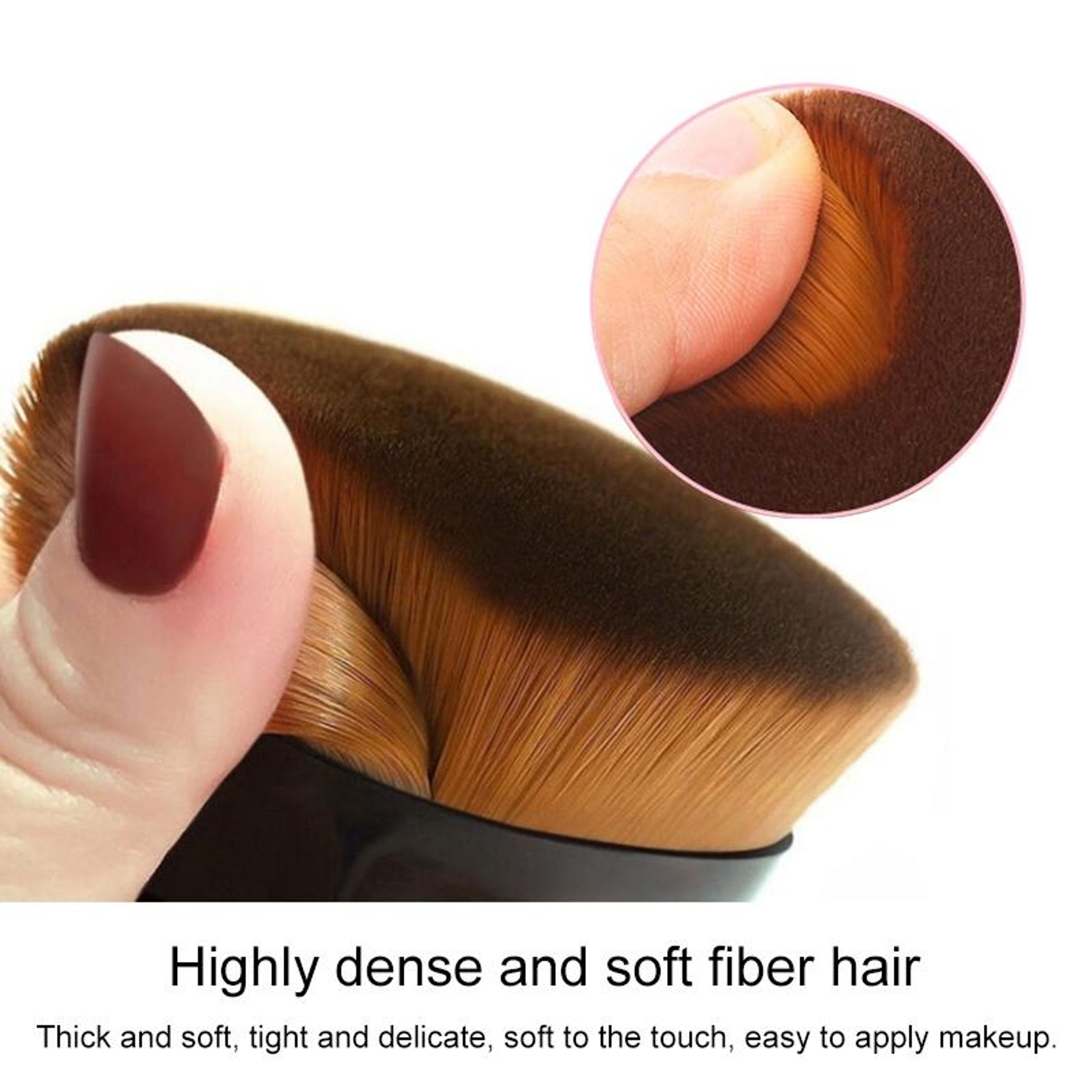 Petal Foundation Brush Flat Top Makeup Brush For BB Cream Liquid Foundation And Powder 2