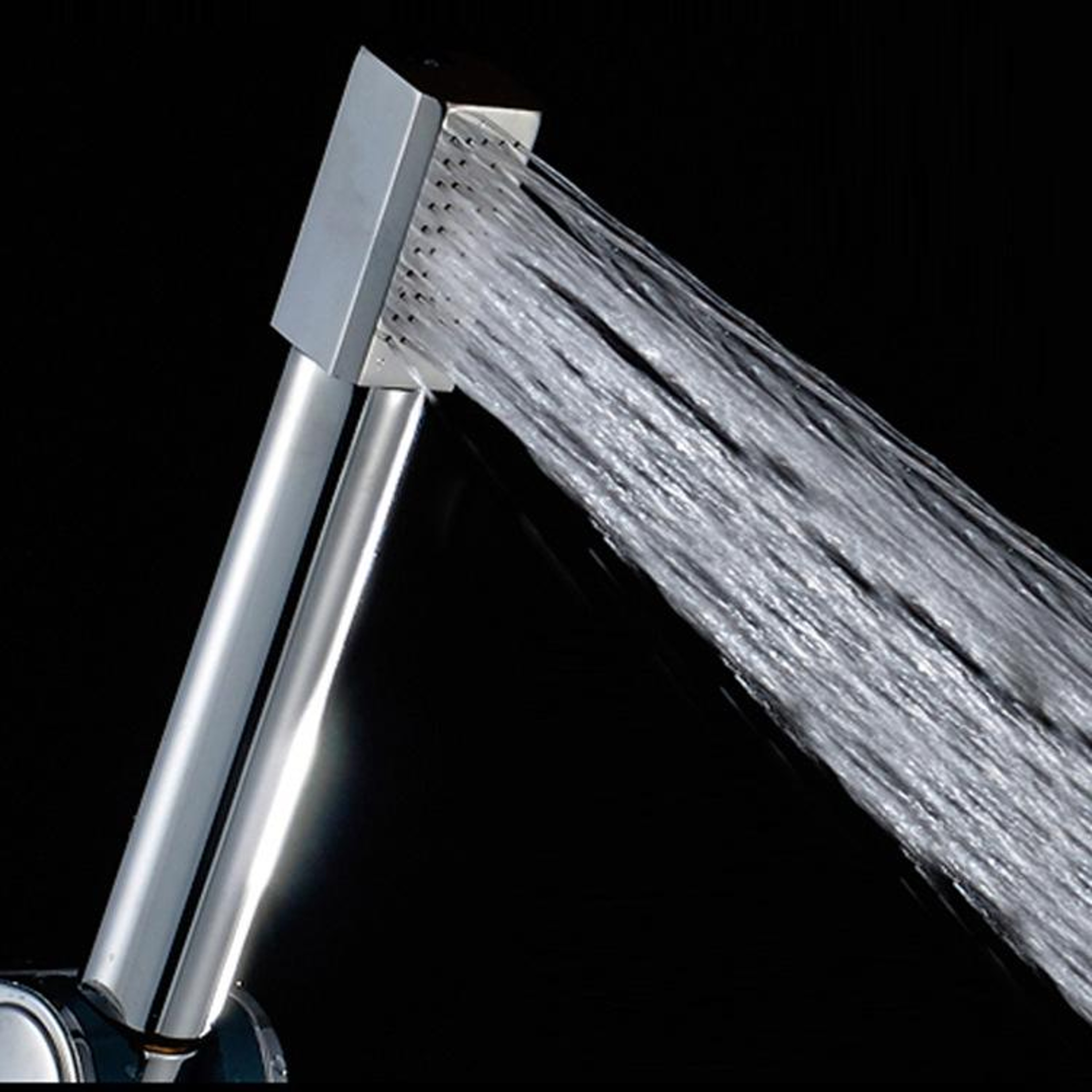 High Pressure Handheld Shower Head Brass Stainless Steel Rain Spray Bathroom Shower – view 7