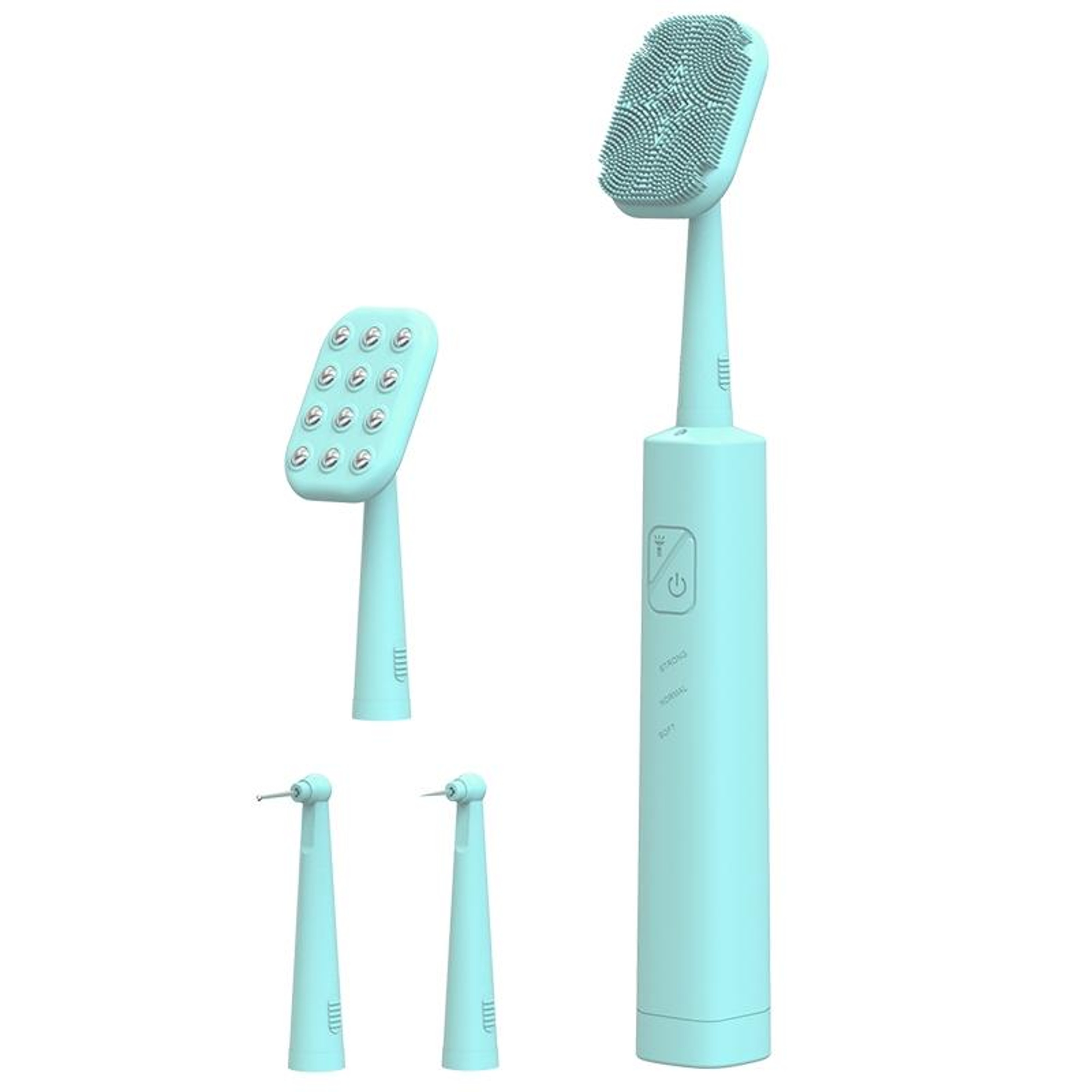 Multifunction Facial Cleansing Device and Teeth Cleaning Tool with LED Light – view 11