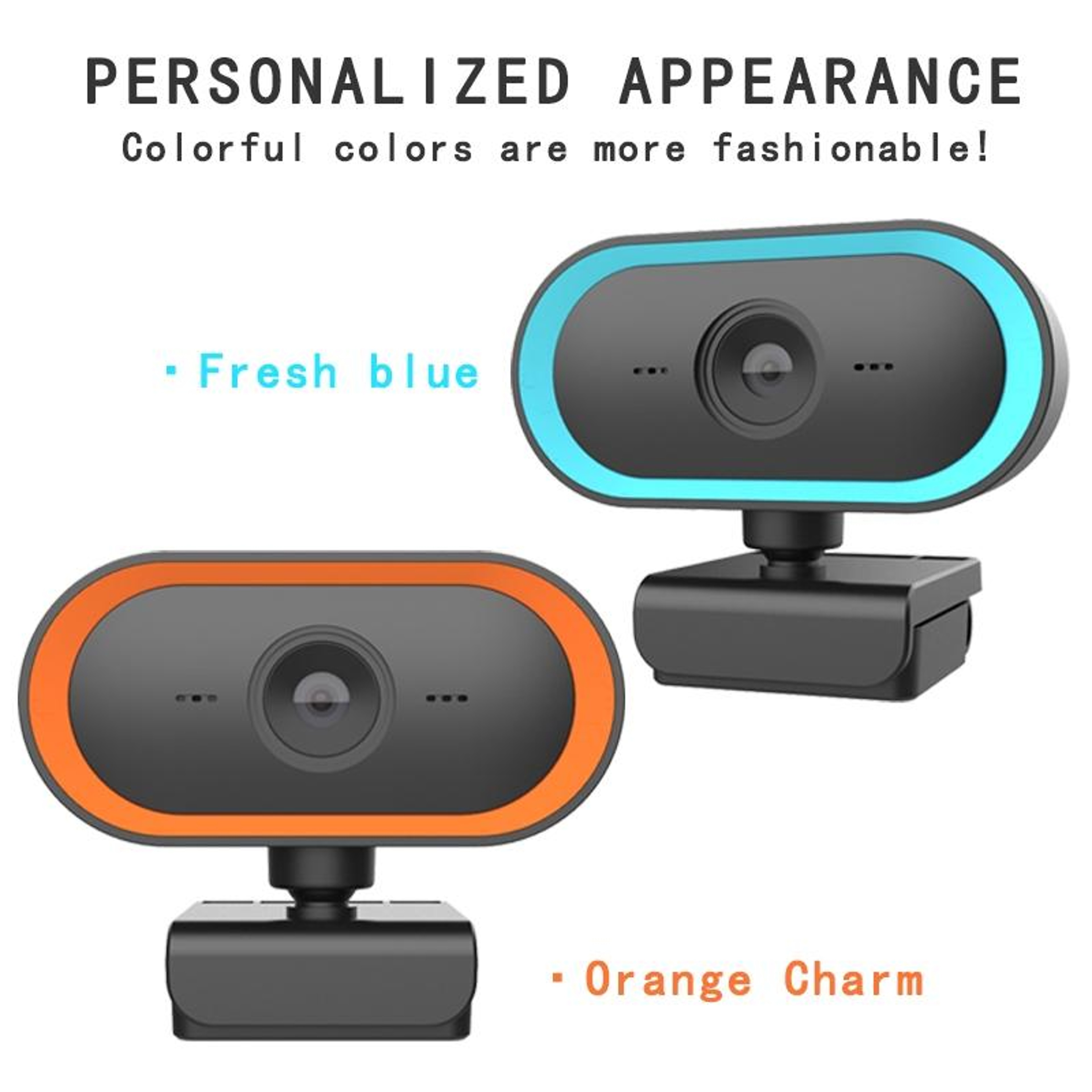 Webcam With Microphone And 360 Degree Rotation For Clear Video Calls 8