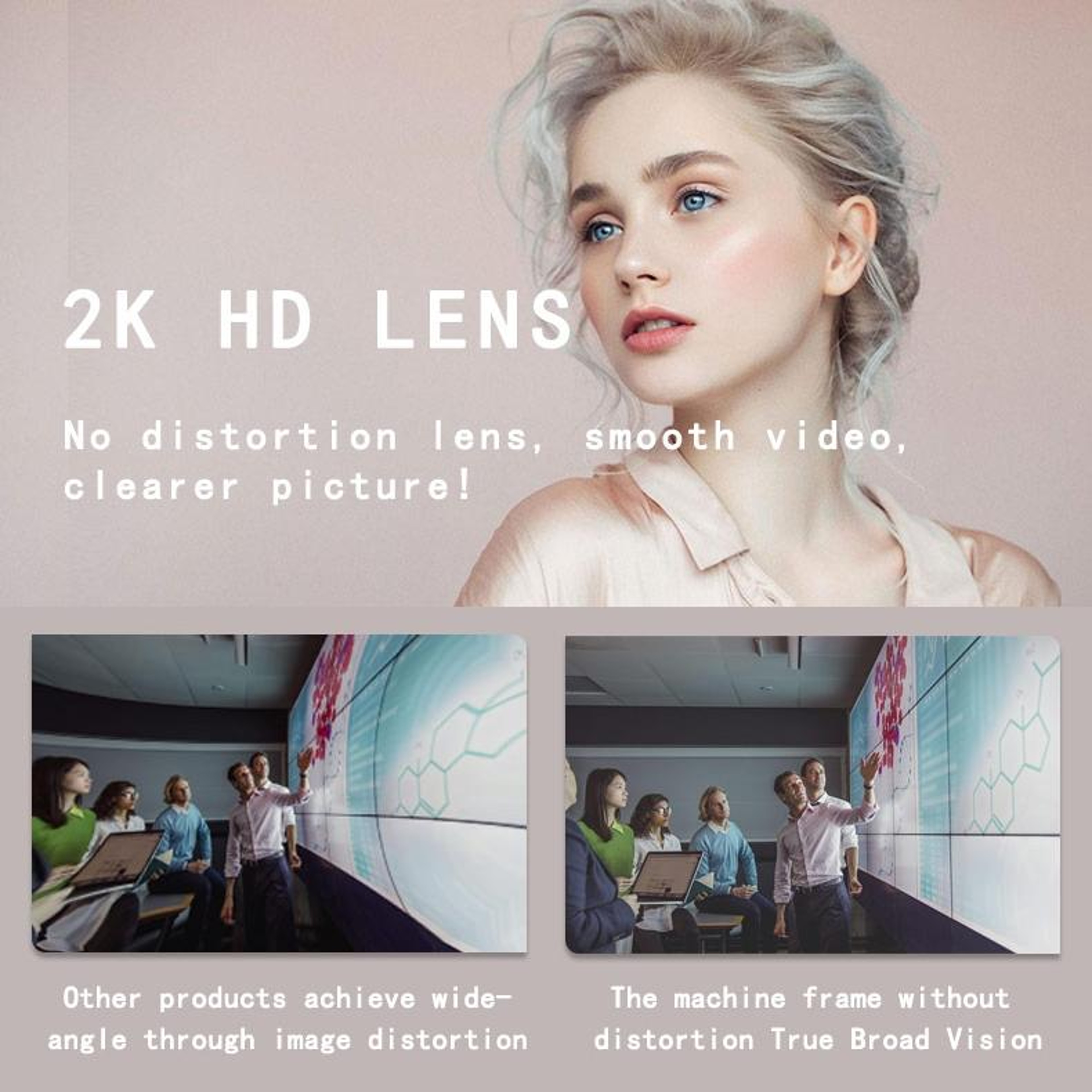 Webcam With Microphone And 360 Degree Rotation For Clear Video Calls 11