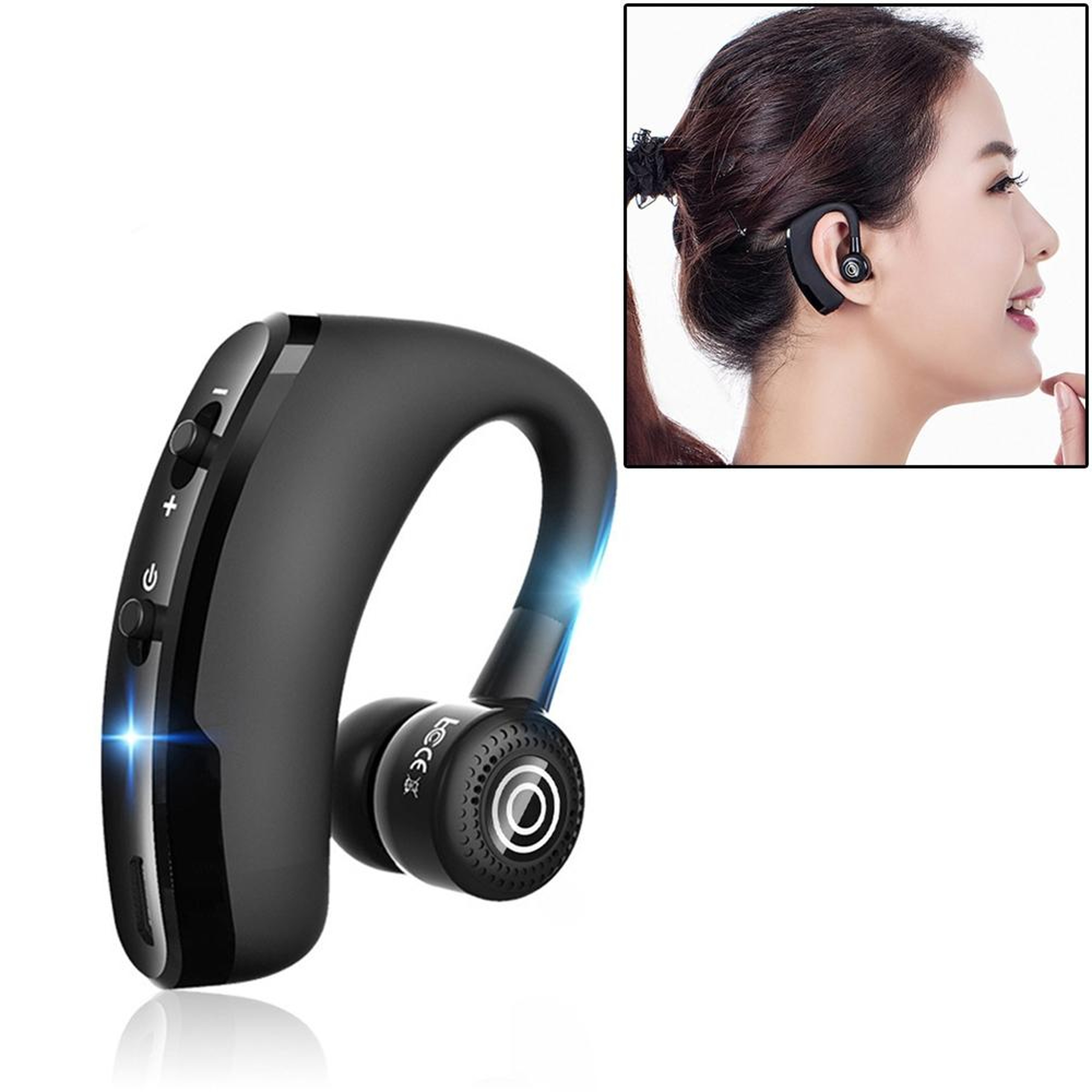 Bluetooth Headset Wireless Handsfree Headset with Mic for Driving Business and Sports – view 1