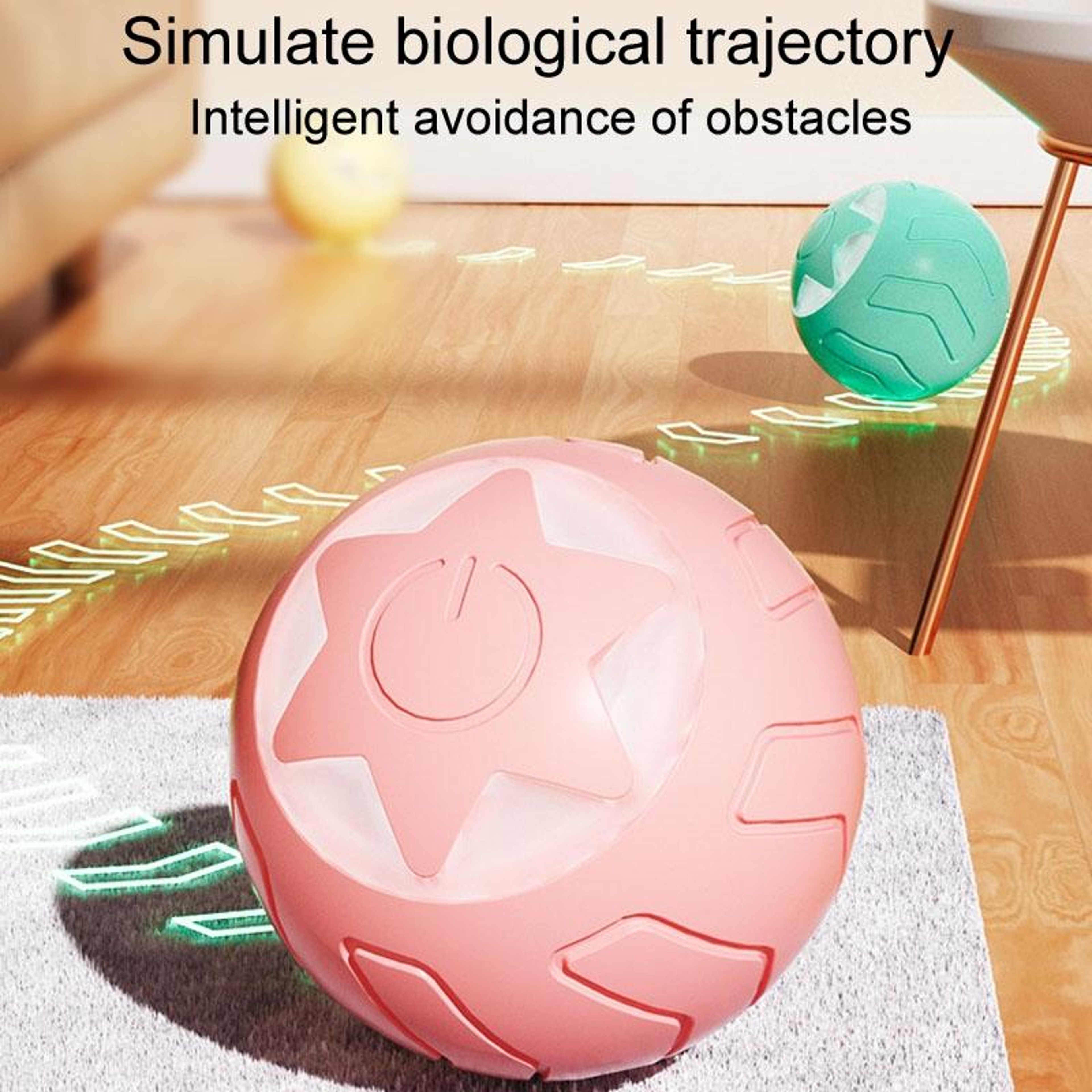 Interactive Cat Toy Automatic Rolling Ball Motorized Cat Ball for Indoor Cats and Kittens – view 6