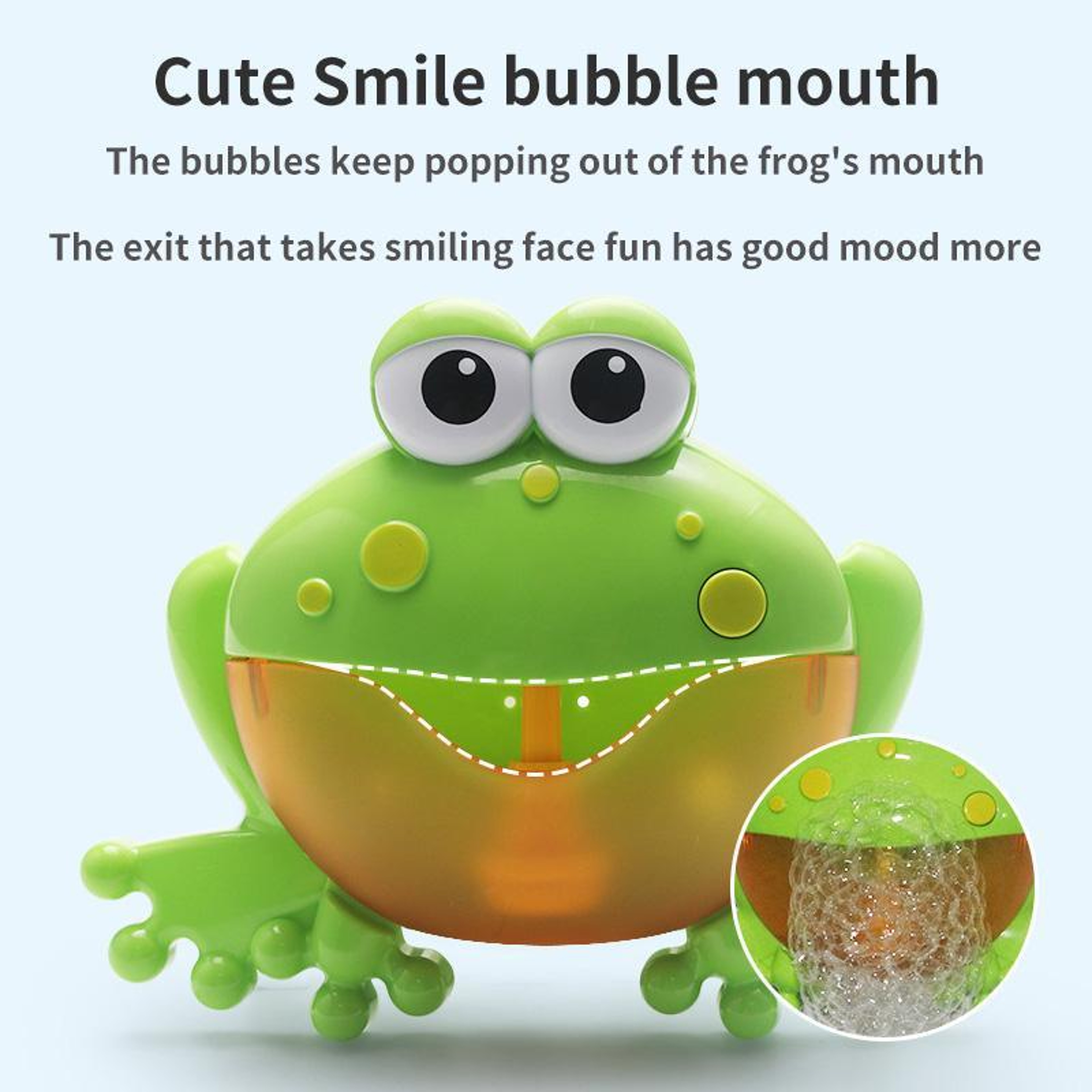 Musical Frog Bubble Bath Toy Automatic Bath Bubble Machine For Kids 5