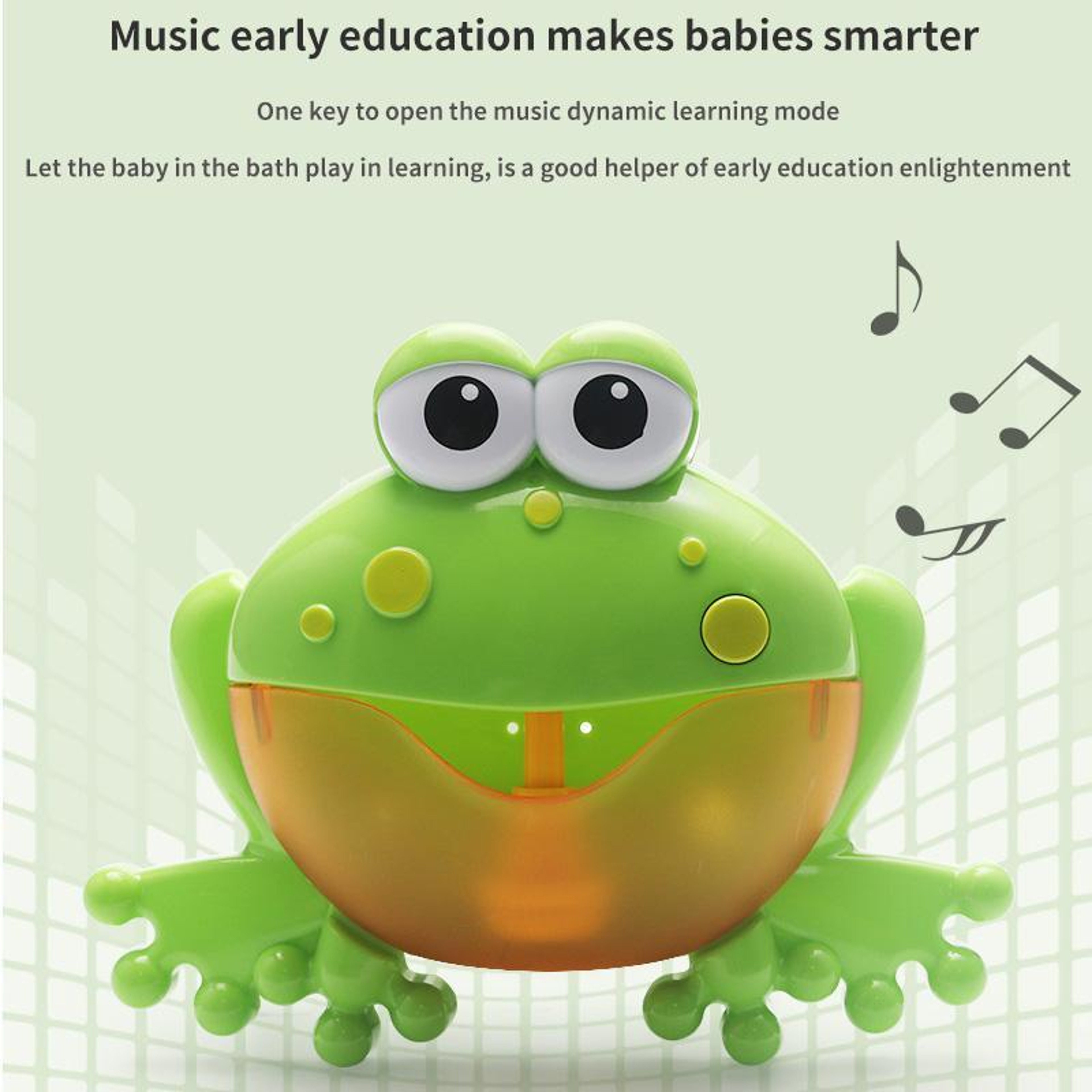 Musical Frog Bubble Bath Toy Automatic Bath Bubble Machine For Kids 6