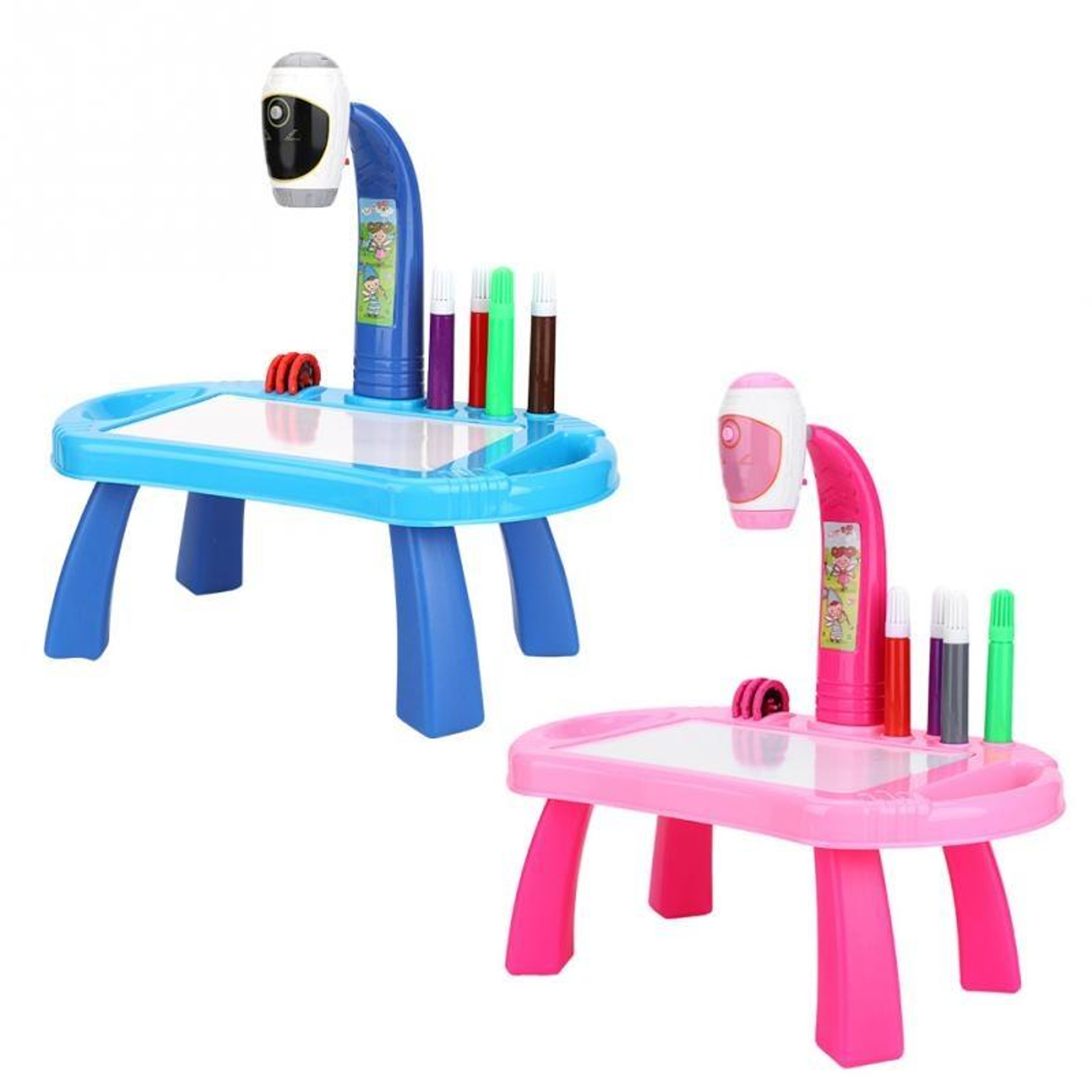 Kids Projection Drawing Table Educational Art Projector Toy Set For Creative Learning 2
