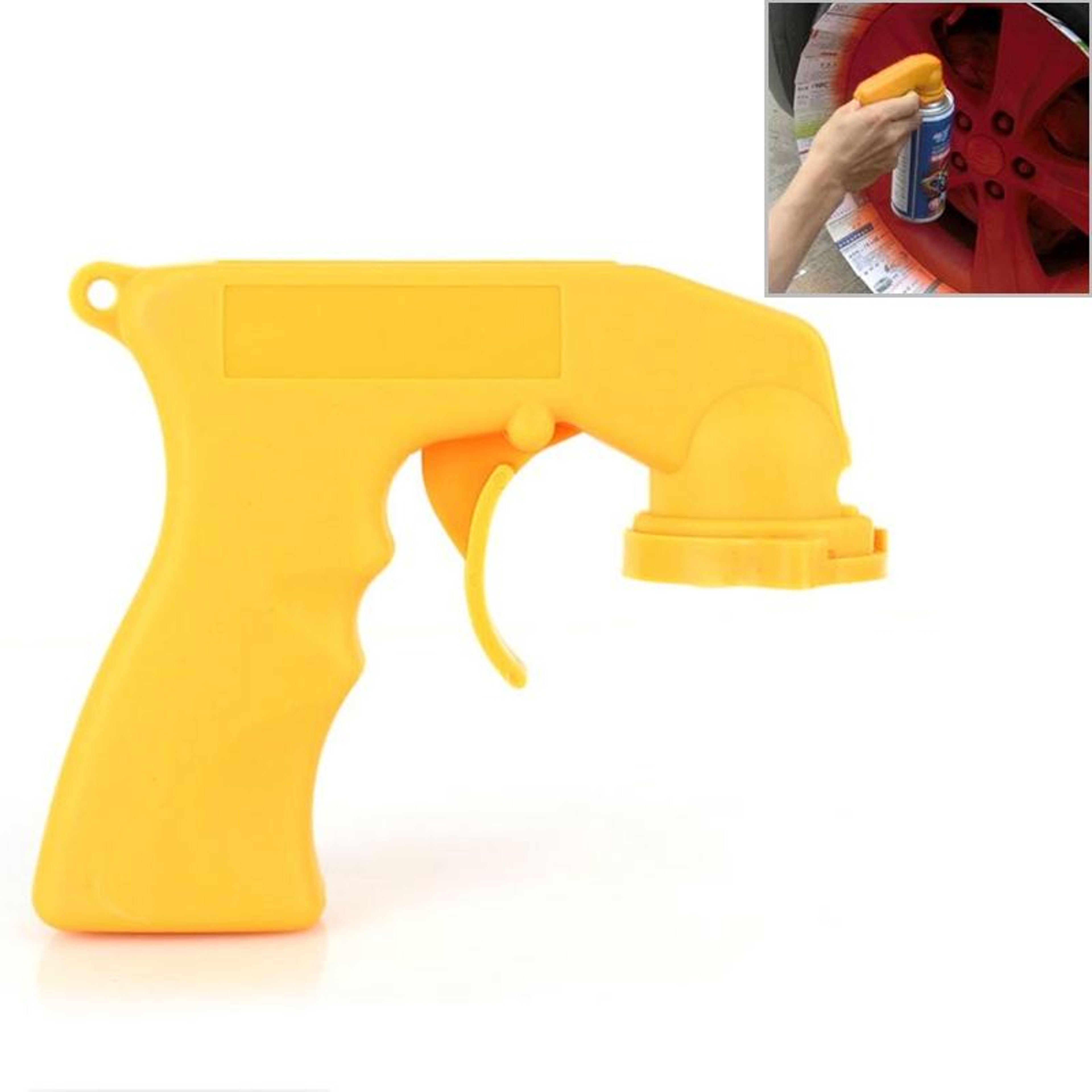Universal Aerosol Spray Gun Handle Paint Can Trigger Grip for Smooth Car Paint and DIY Projects – view 1