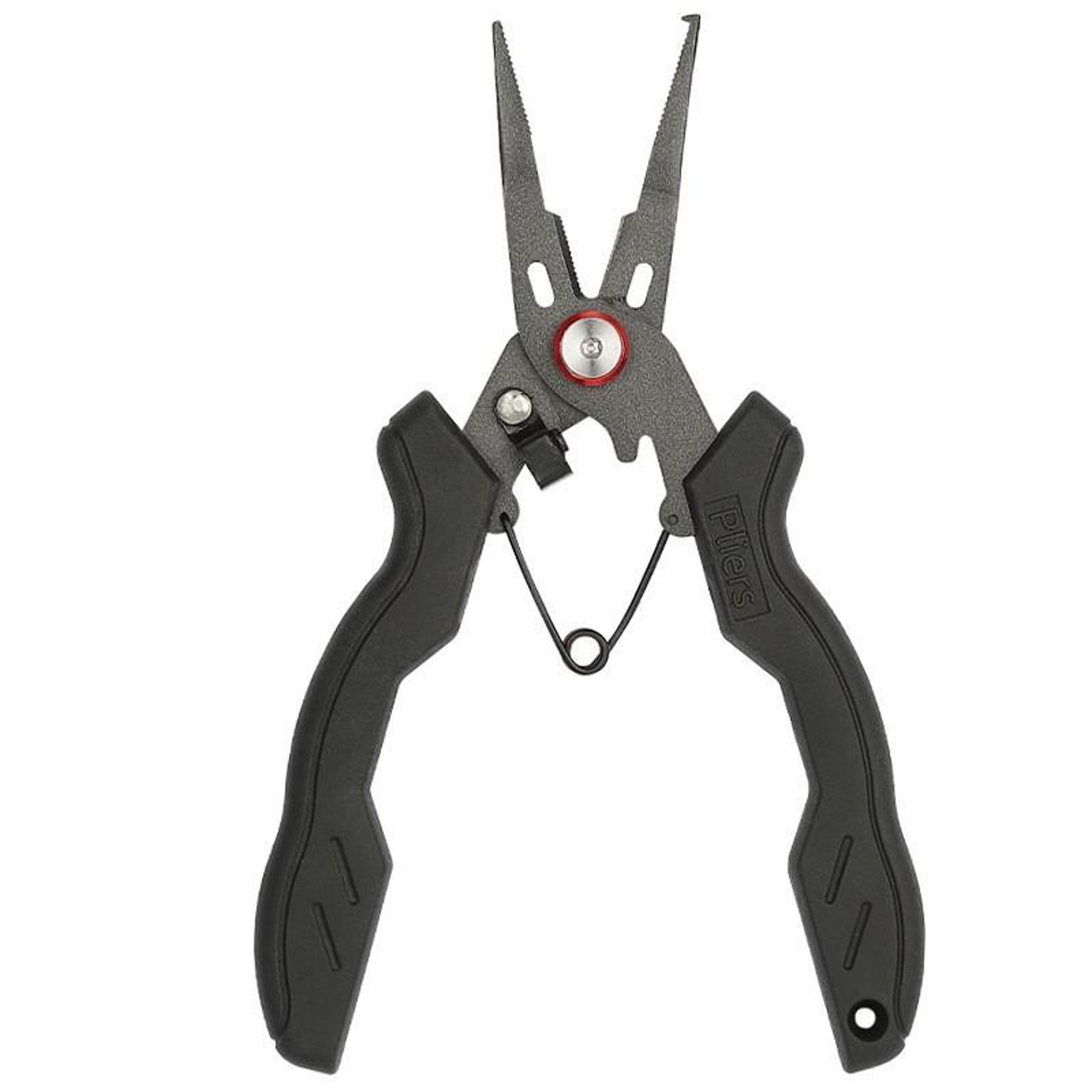 Teflon Coated Fishing Pliers Stainless Steel Multifunction Fishing Tool With Line Cutter And Split  9