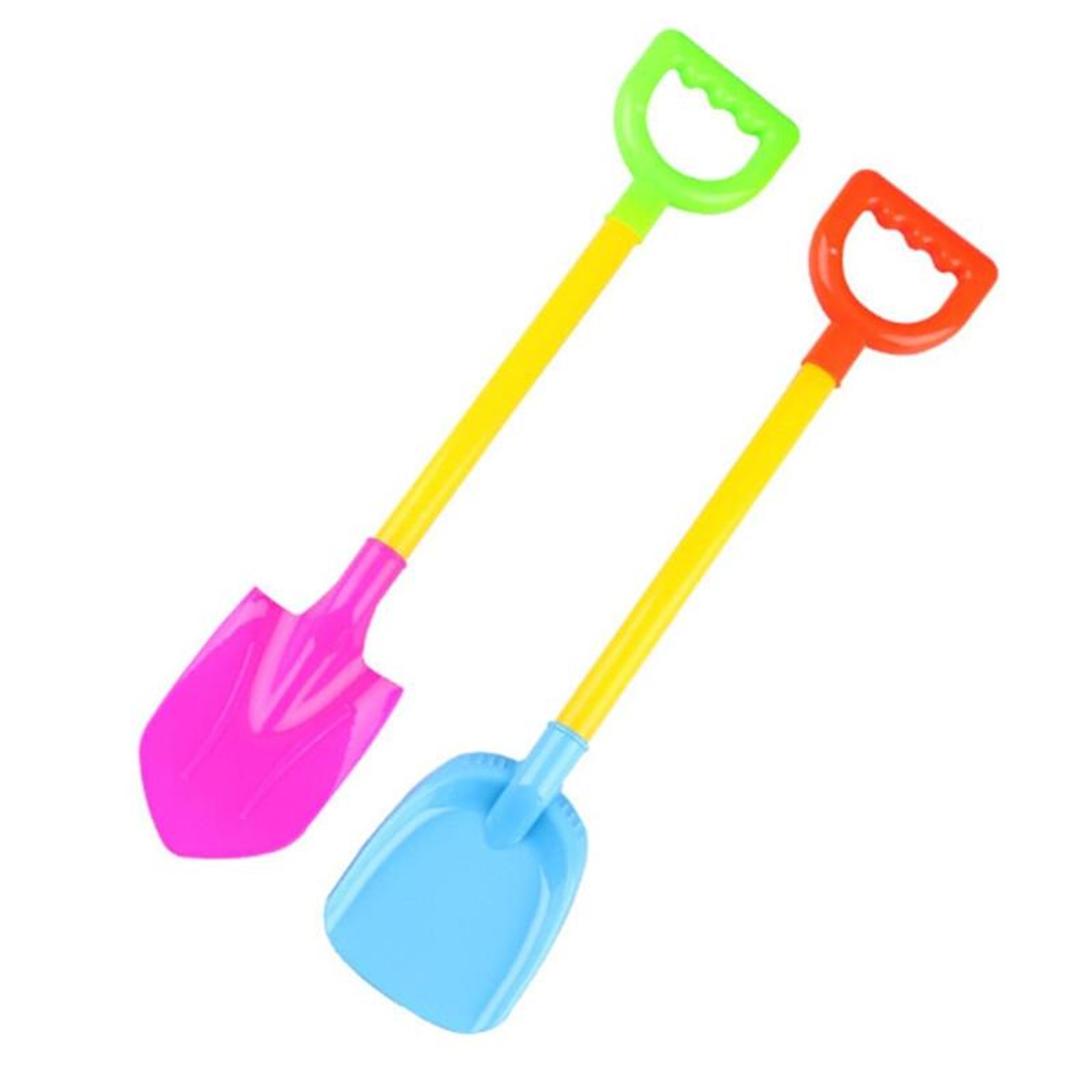 Kids Beach Shovel Set Colorful Plastic Sand Toys for Beach Sandbox and Snow Play – view 1