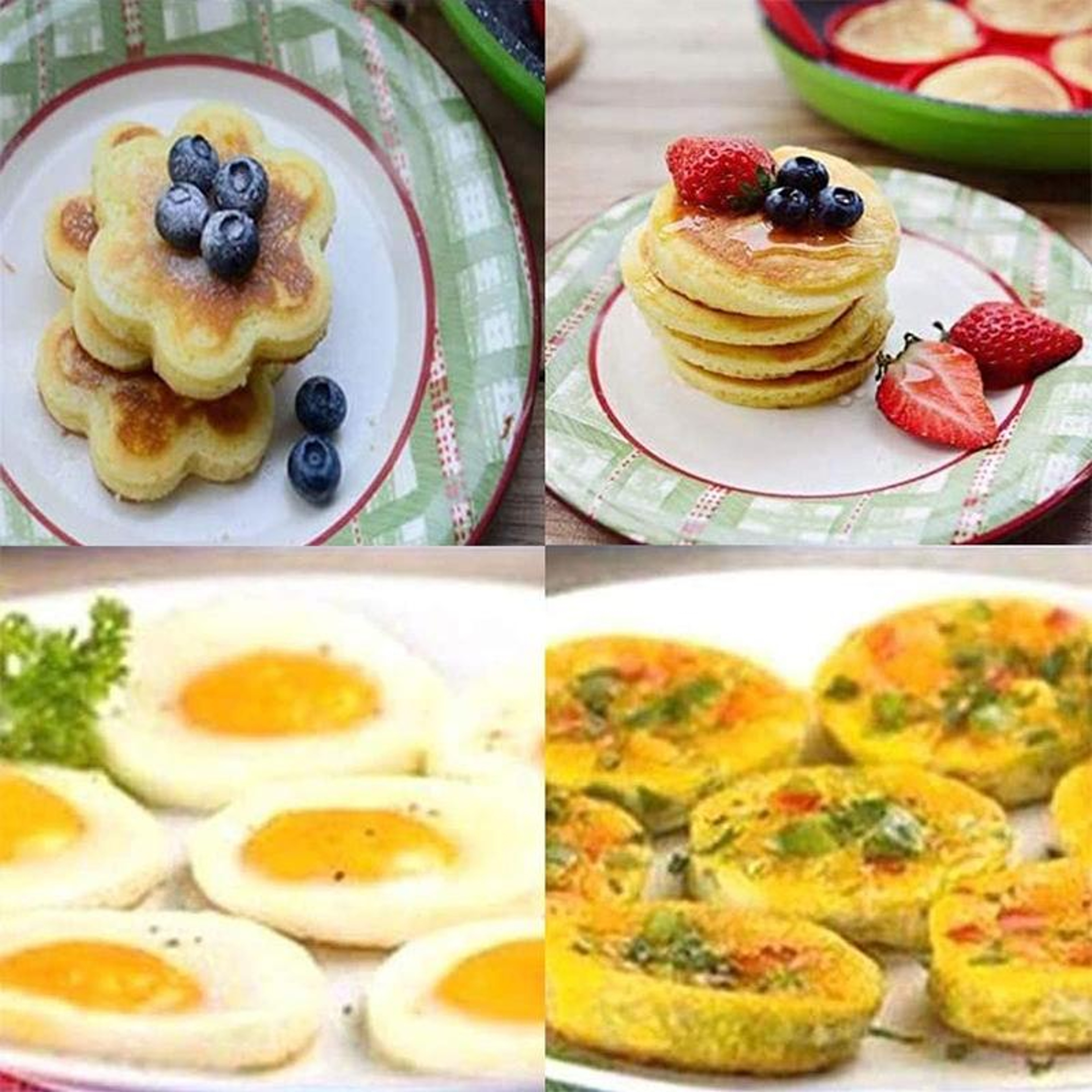 Silicone Egg Ring Maker Nonstick Pancake Mold For Perfect Breakfast Cooking 6