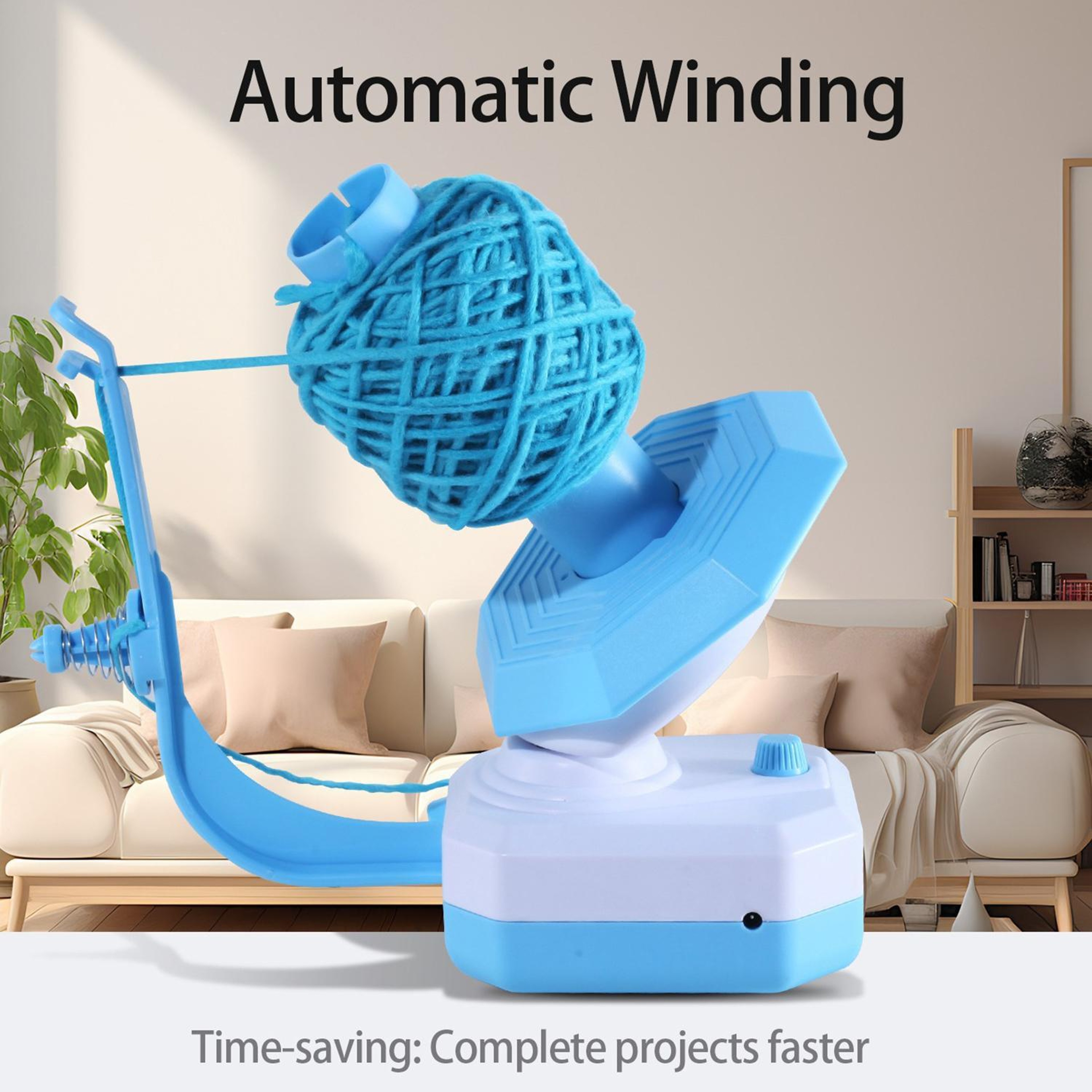 USB Powered Electric Yarn Winder Automatic Yarn Ball Winder For Knitting Crochet And Craft Storage 1