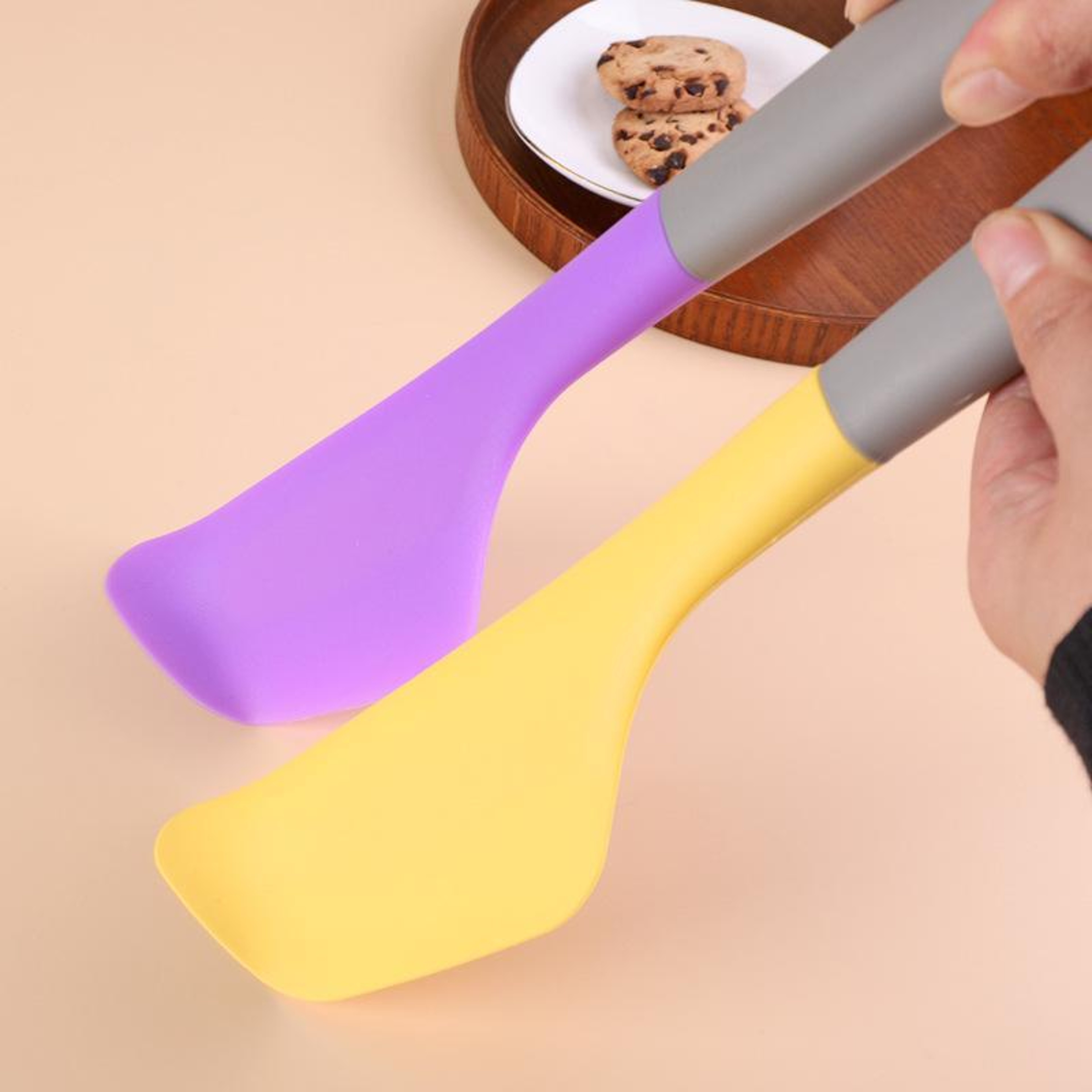 Heat Resistant Silicone Spatula Large Baking Spreader For Butter Cream And Jam 3