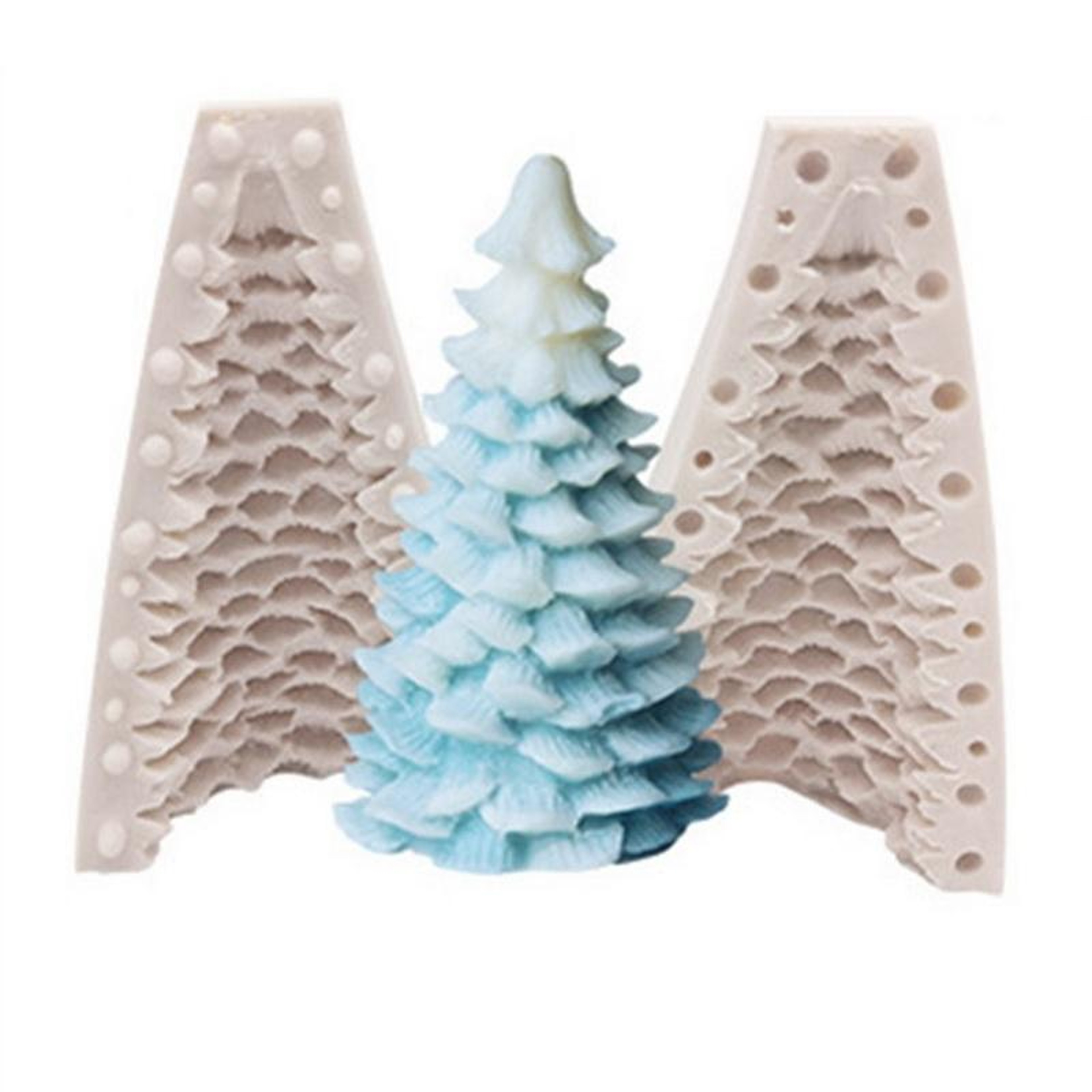 Christmas Tree Silicone Mold for Baking Candle Making and Cake Decorating – view 9