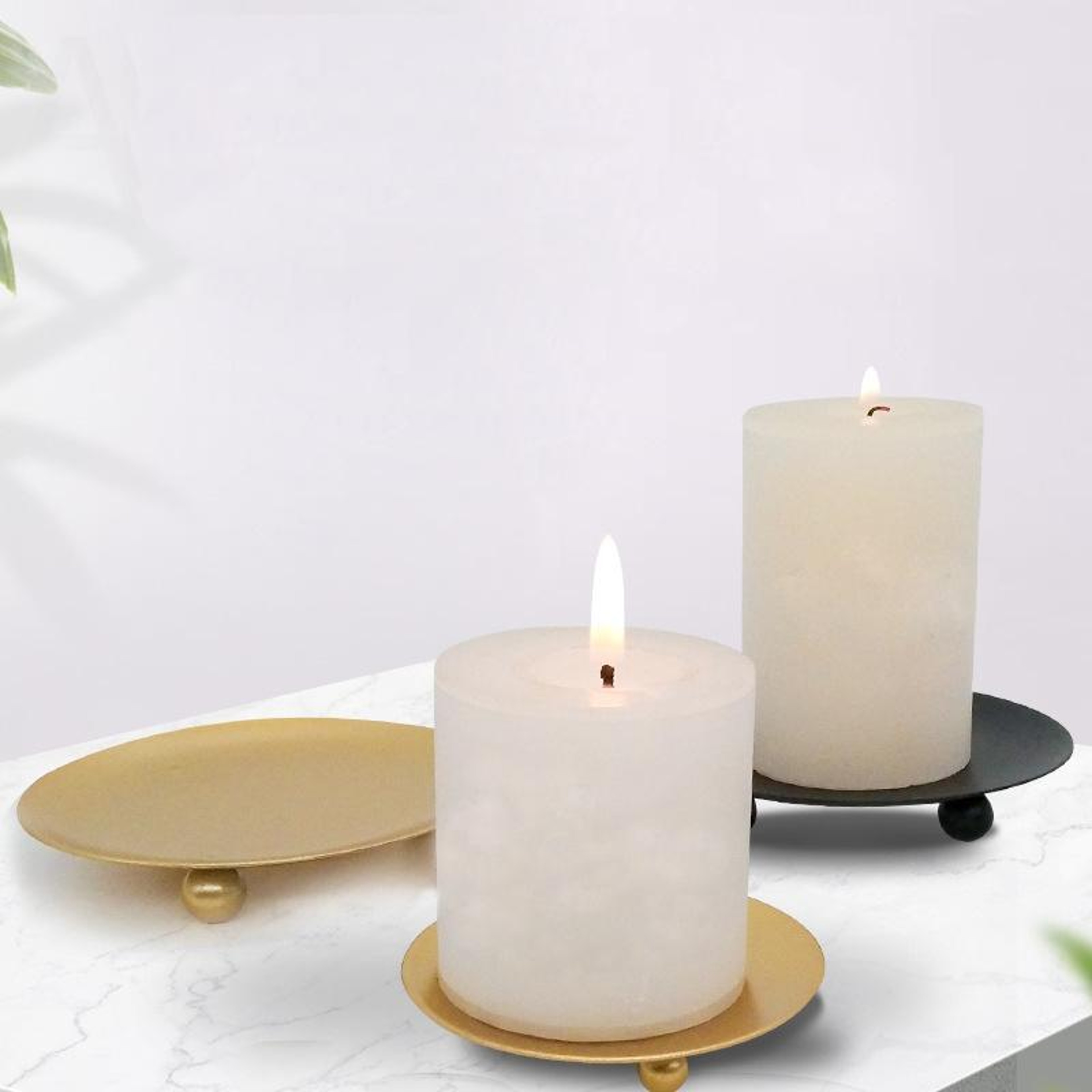 Modern Geometric Candle Holder Iron Table Centerpiece For Romantic Home Decor 4