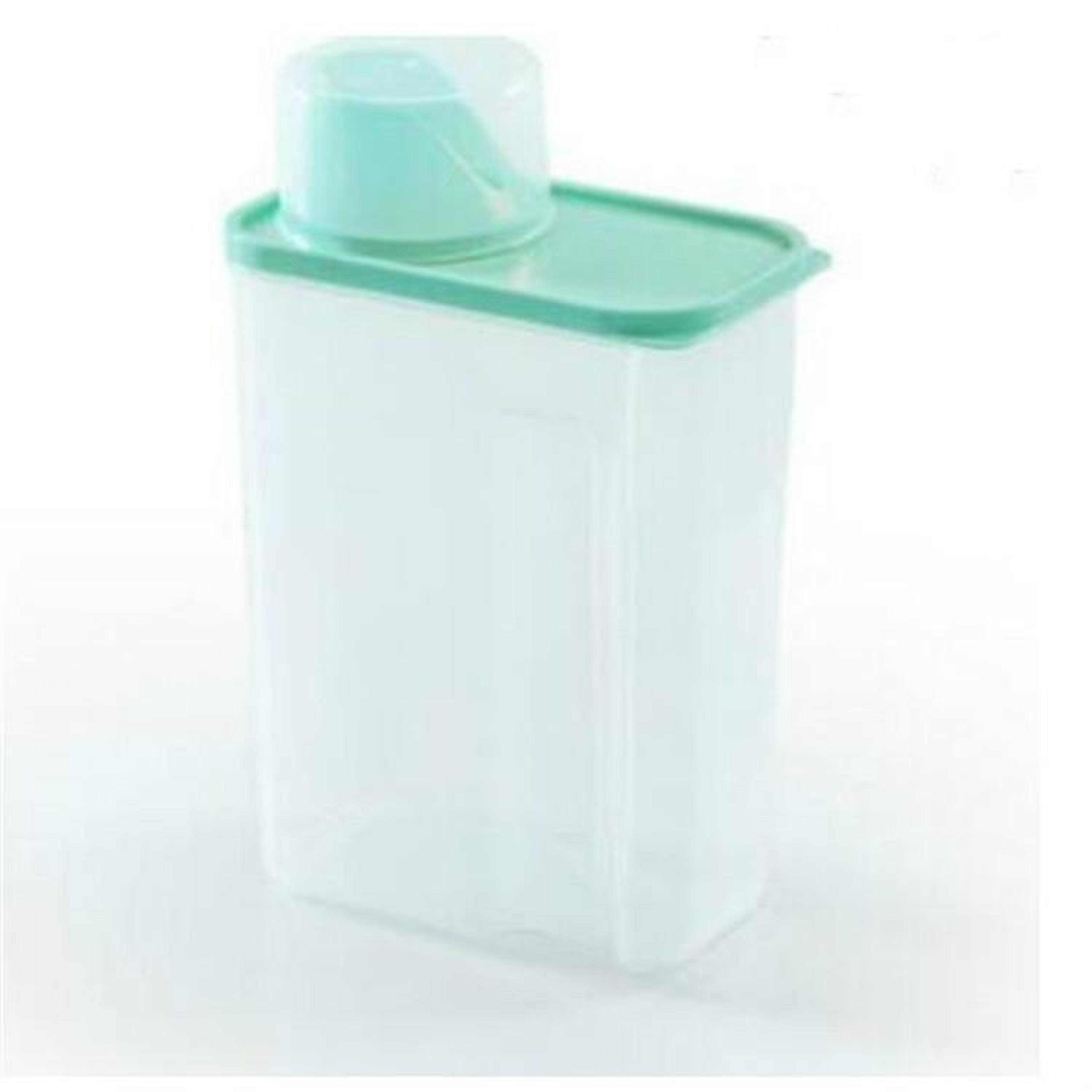 Laundry Detergent Storage Container Clear Plastic Washing Powder Container With Lid 0