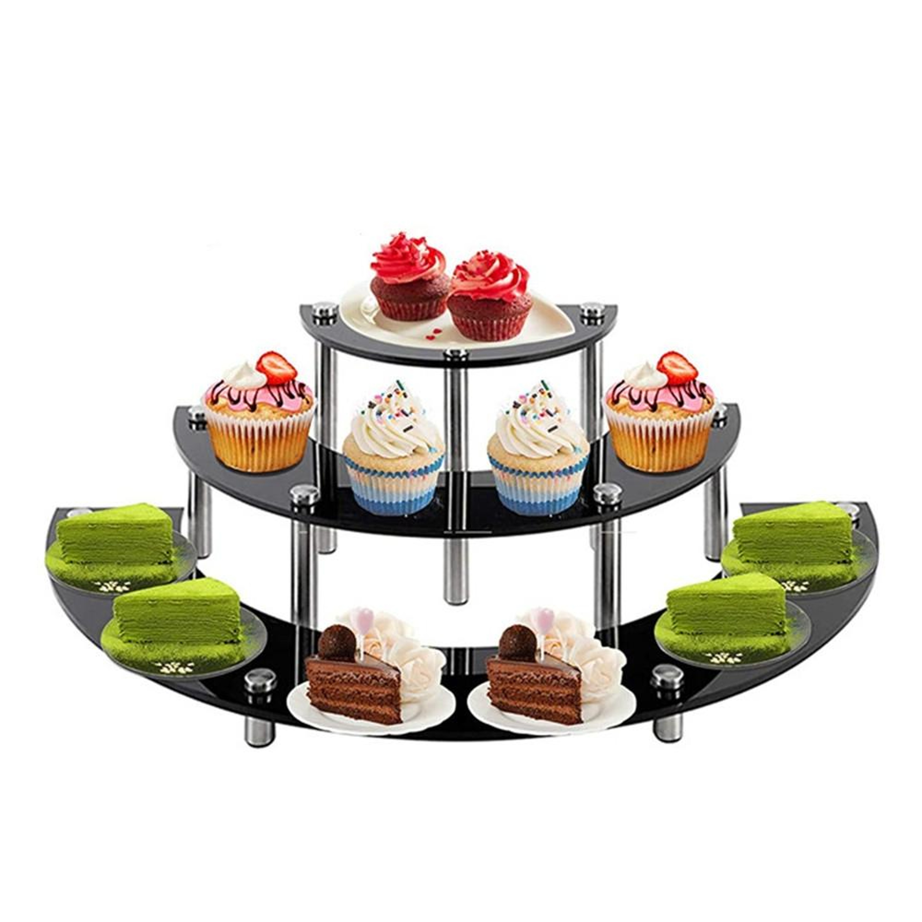 Acrylic Cake Stand Multi Purpose Display Stand For Cakes Cupcakes Cosmetics And Desserts 1