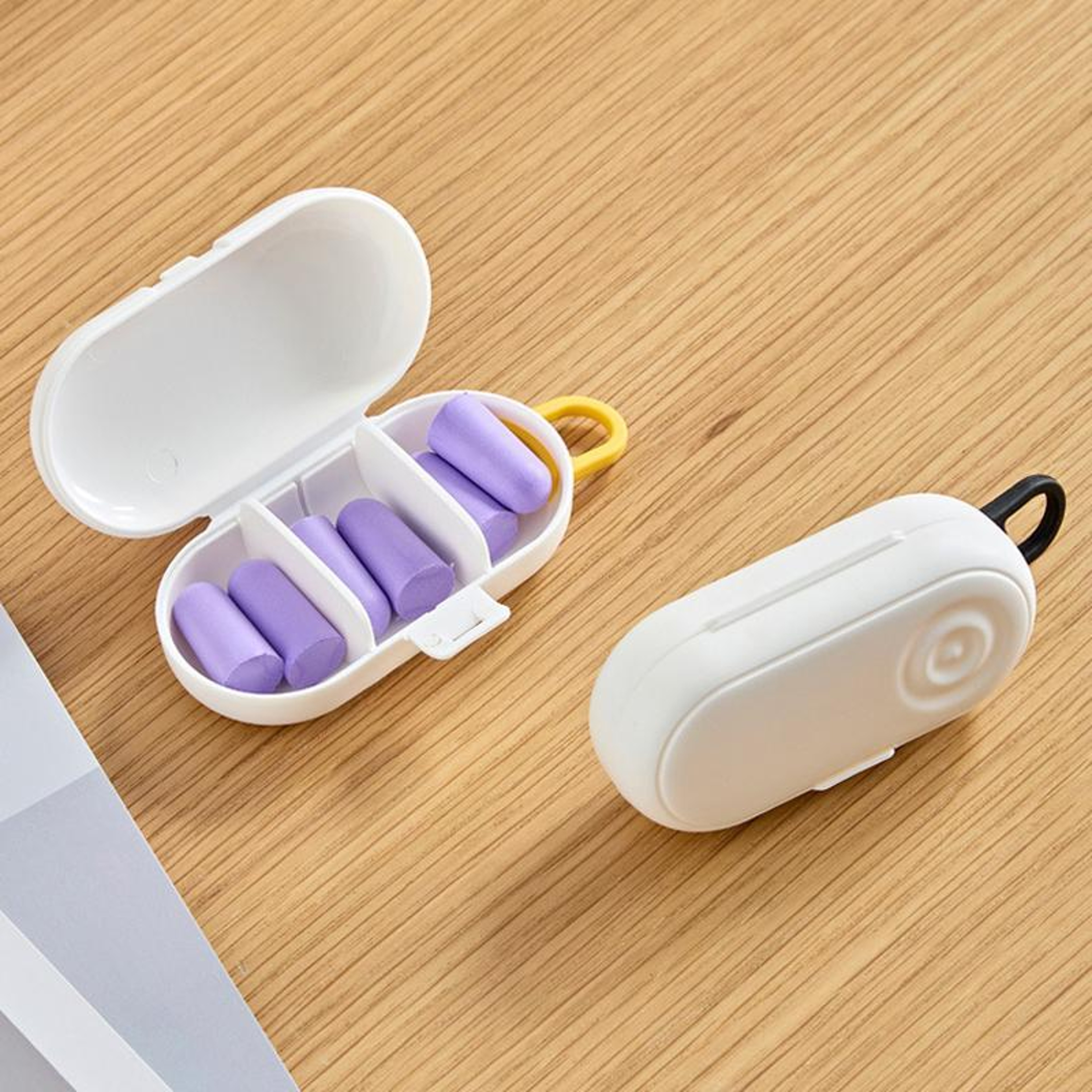 Portable Mini Storage Box Multi Purpose Travel Pill Organizer For Toothpicks Floss Earplugs And Sma 8